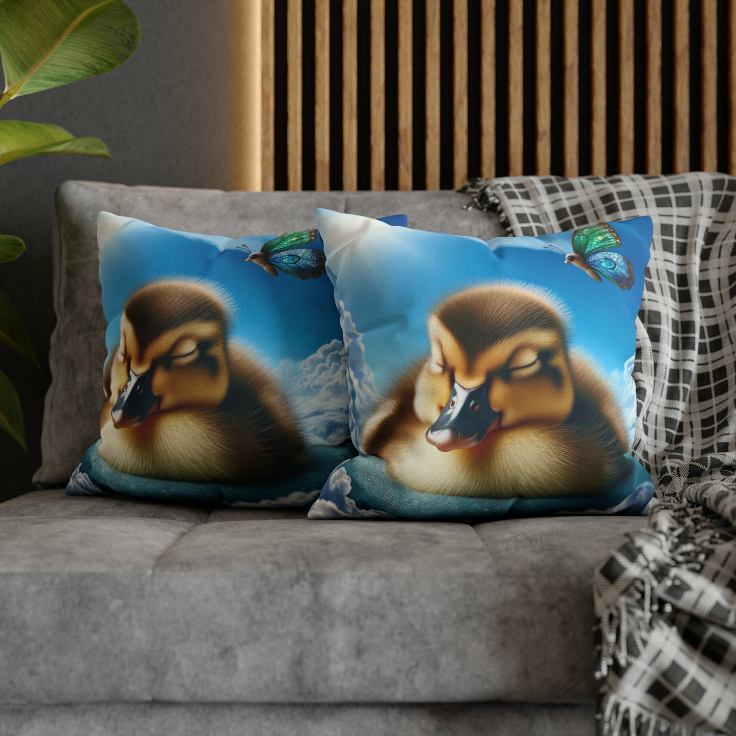 Polyester Square Pillow Case by Duck Society®