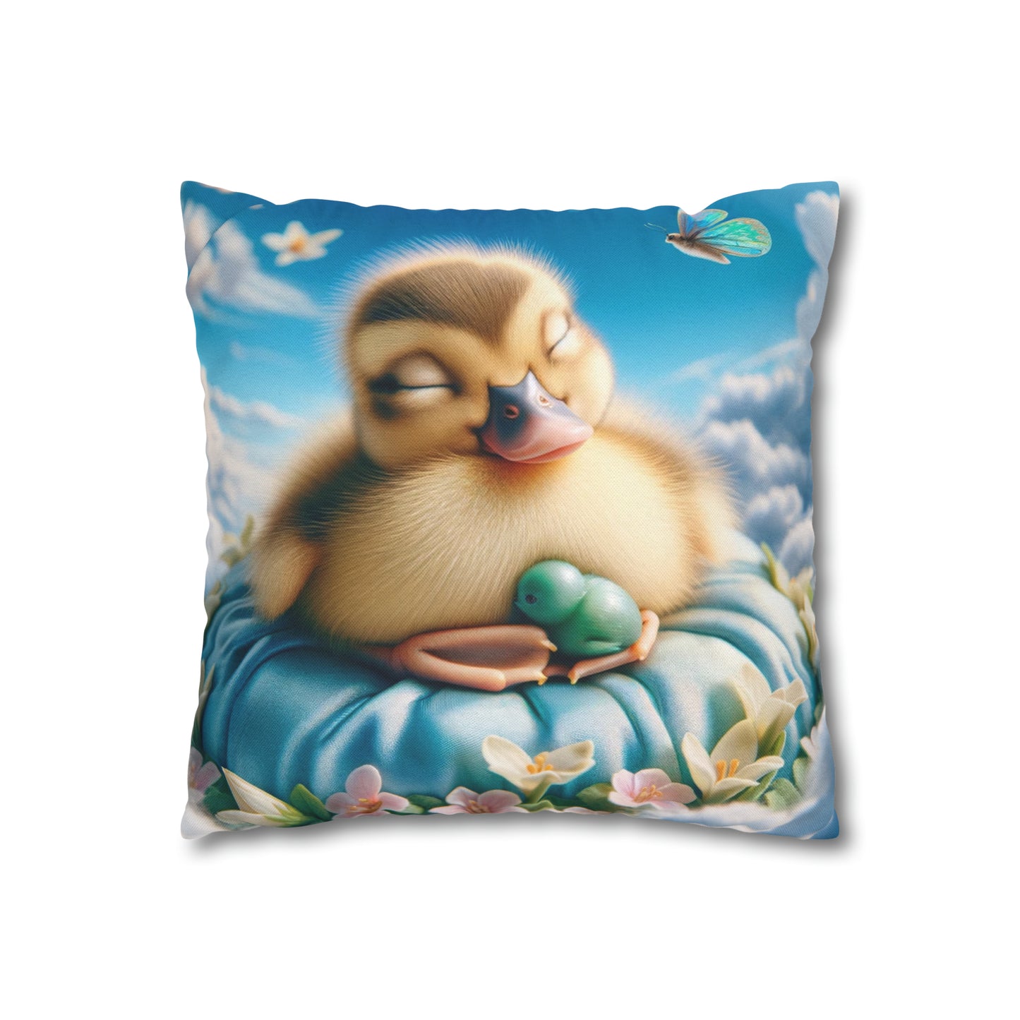 Spun Polyester Square Pillow Case by Duck Society®