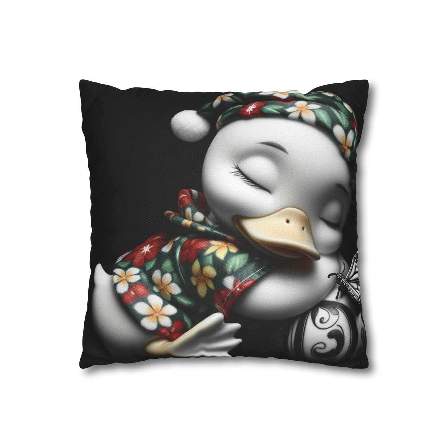 Spun Polyester Square Pillow Case by Duck Society®