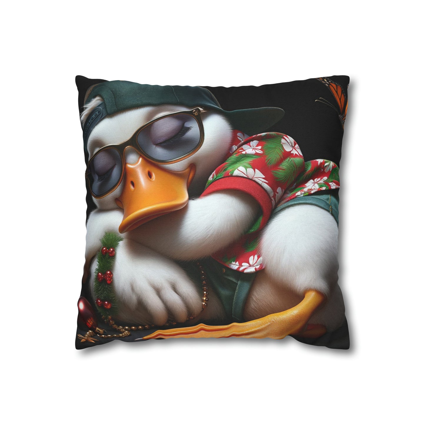 Spun Polyester Square Pillow Case by Duck Society®