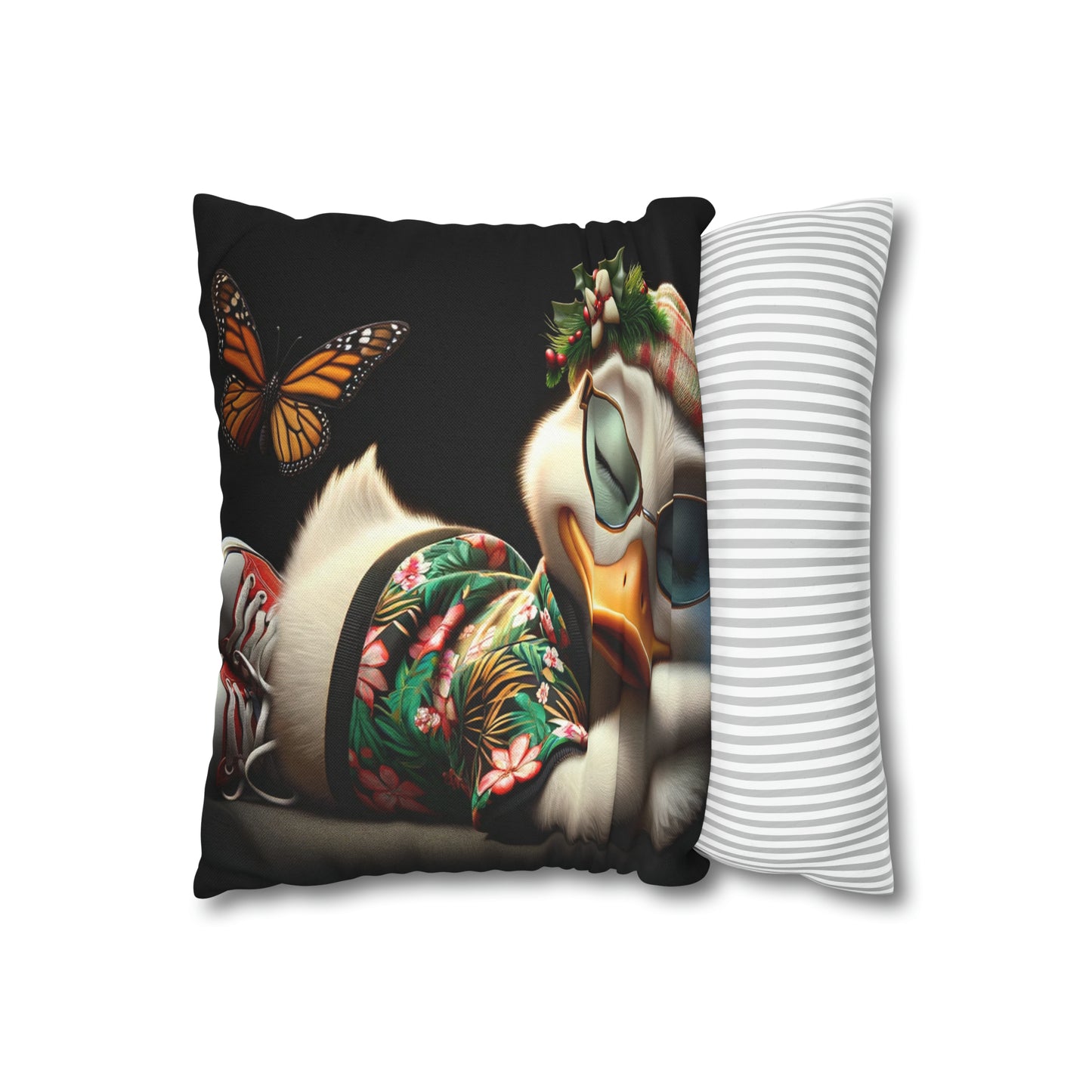 Spun Polyester Square Pillow Case by Duck Society®