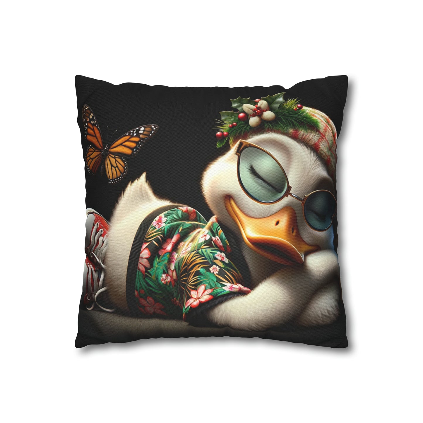 Spun Polyester Square Pillow Case by Duck Society®