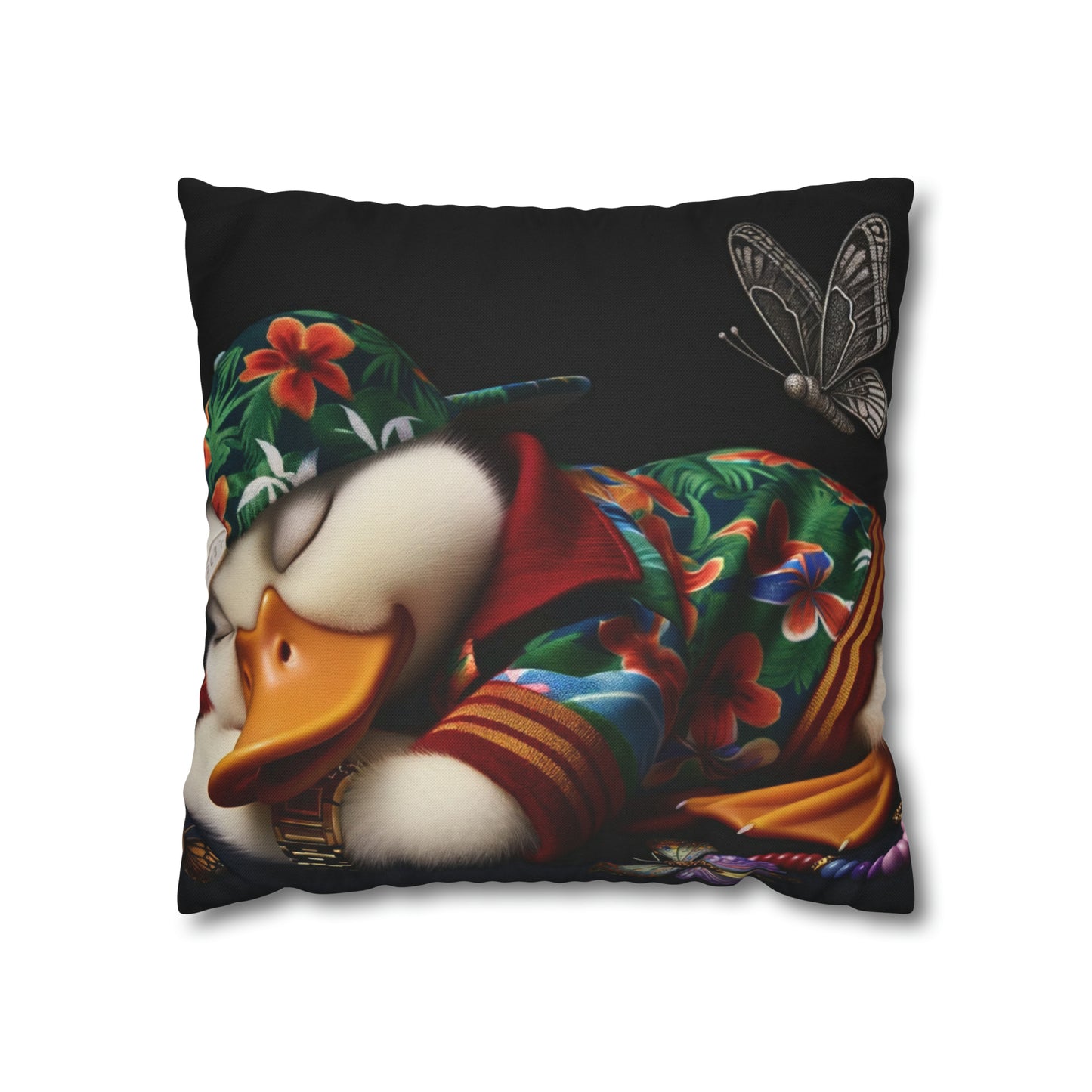 Spun Polyester Square Pillow Case by Duck Society®