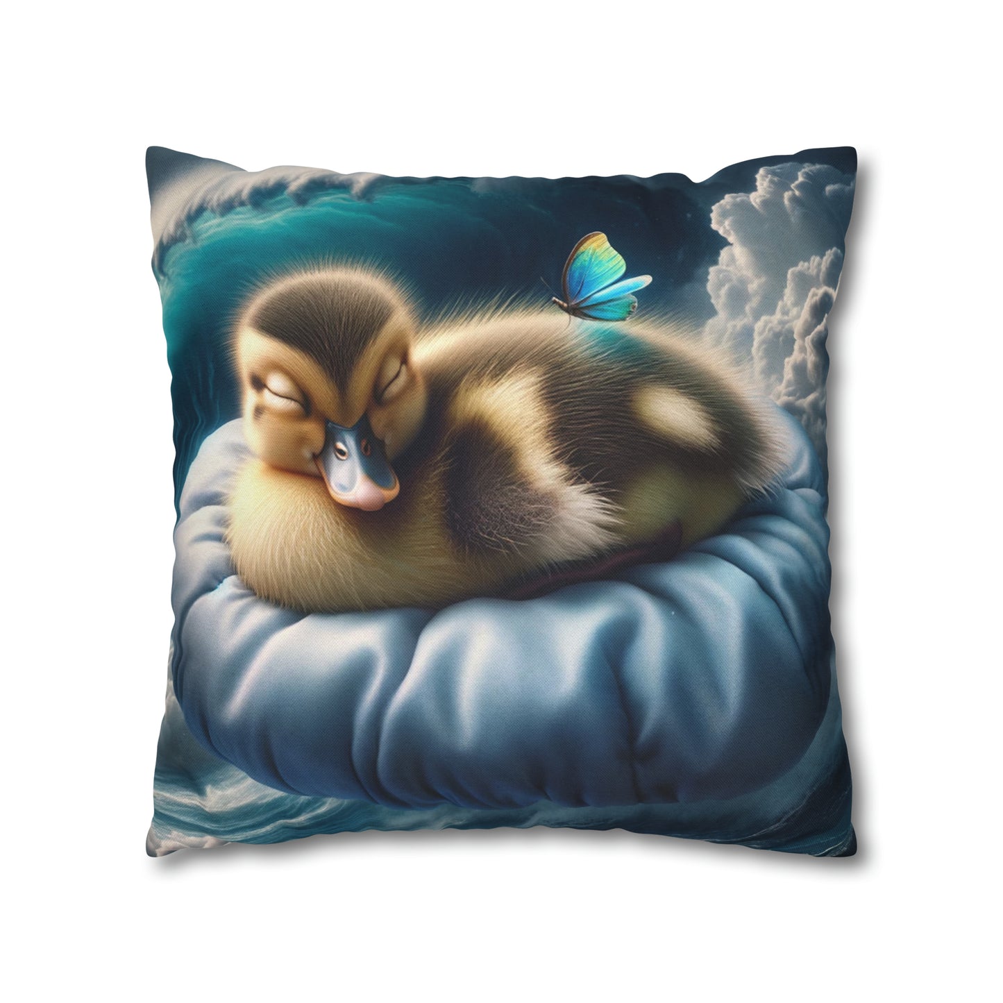 Duck Society® Square Pillow Case Spun Polyester