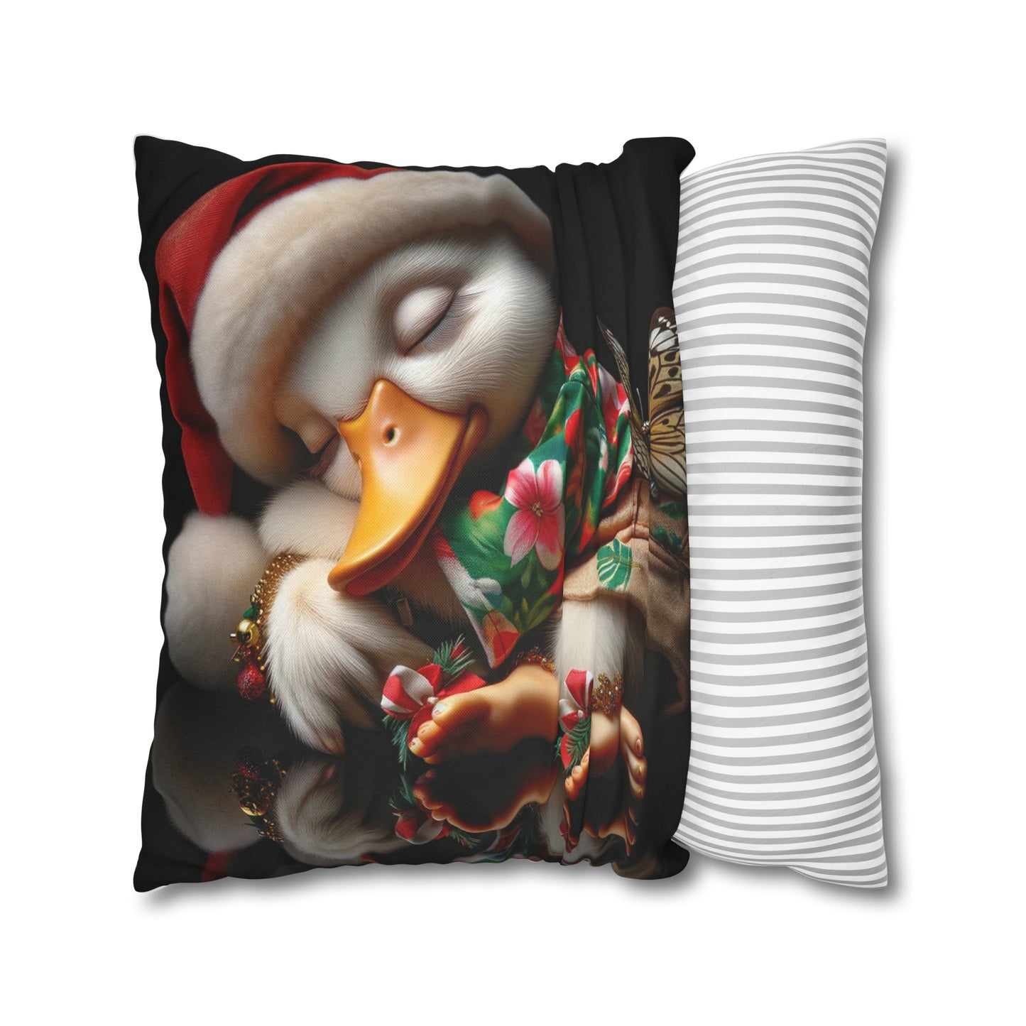 Duck Society® Spun Polyester Square Pillow Case