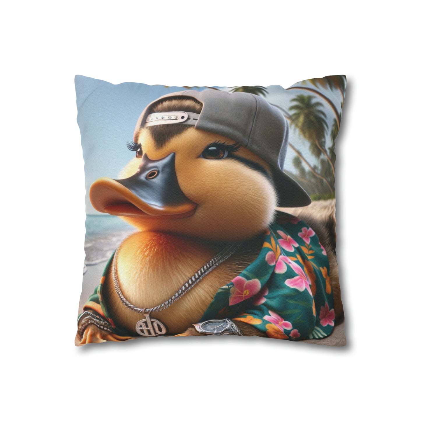 Duck Society® Square Pillow Case, Spun Polyester