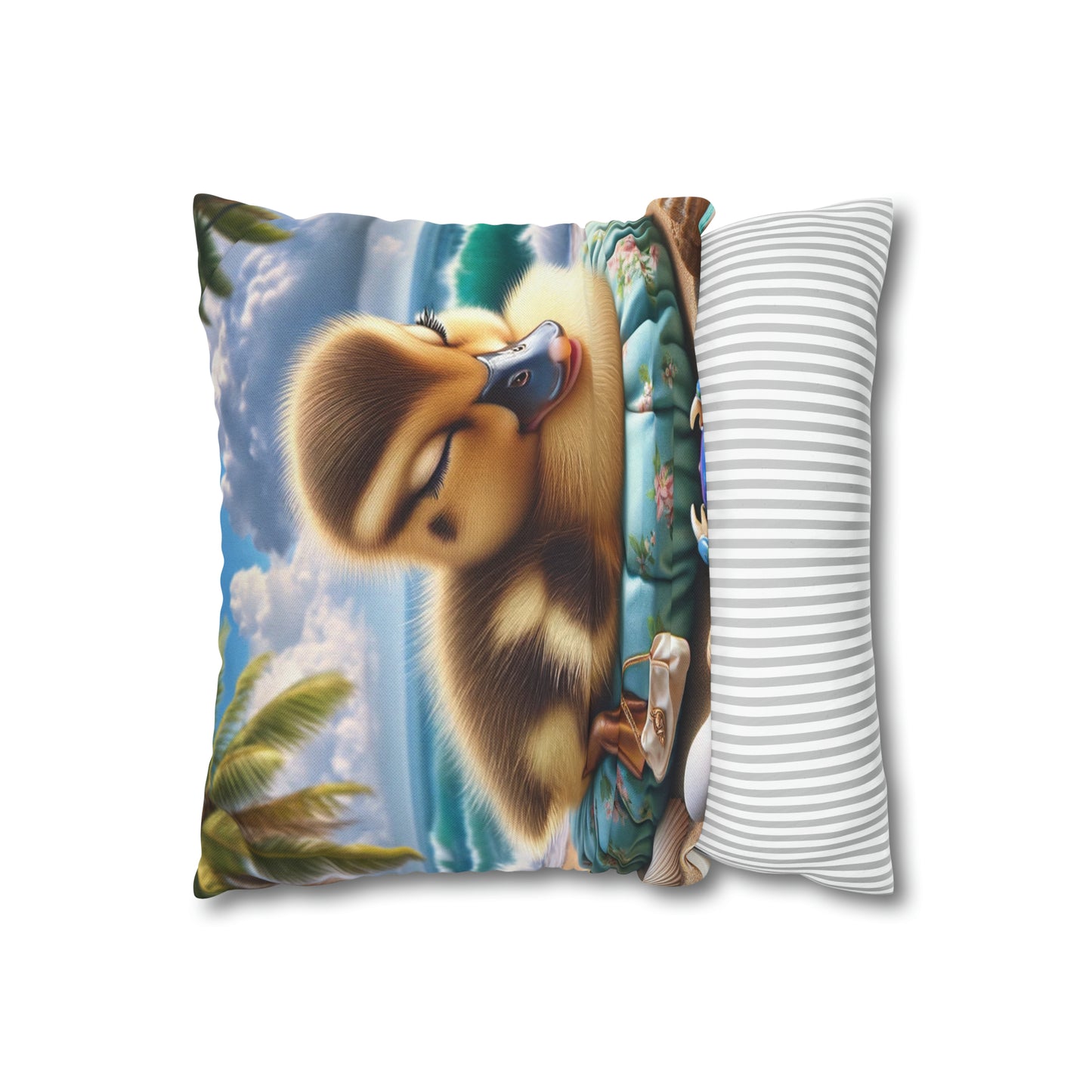 Duck Society® Square Pillow Case Spun Polyester