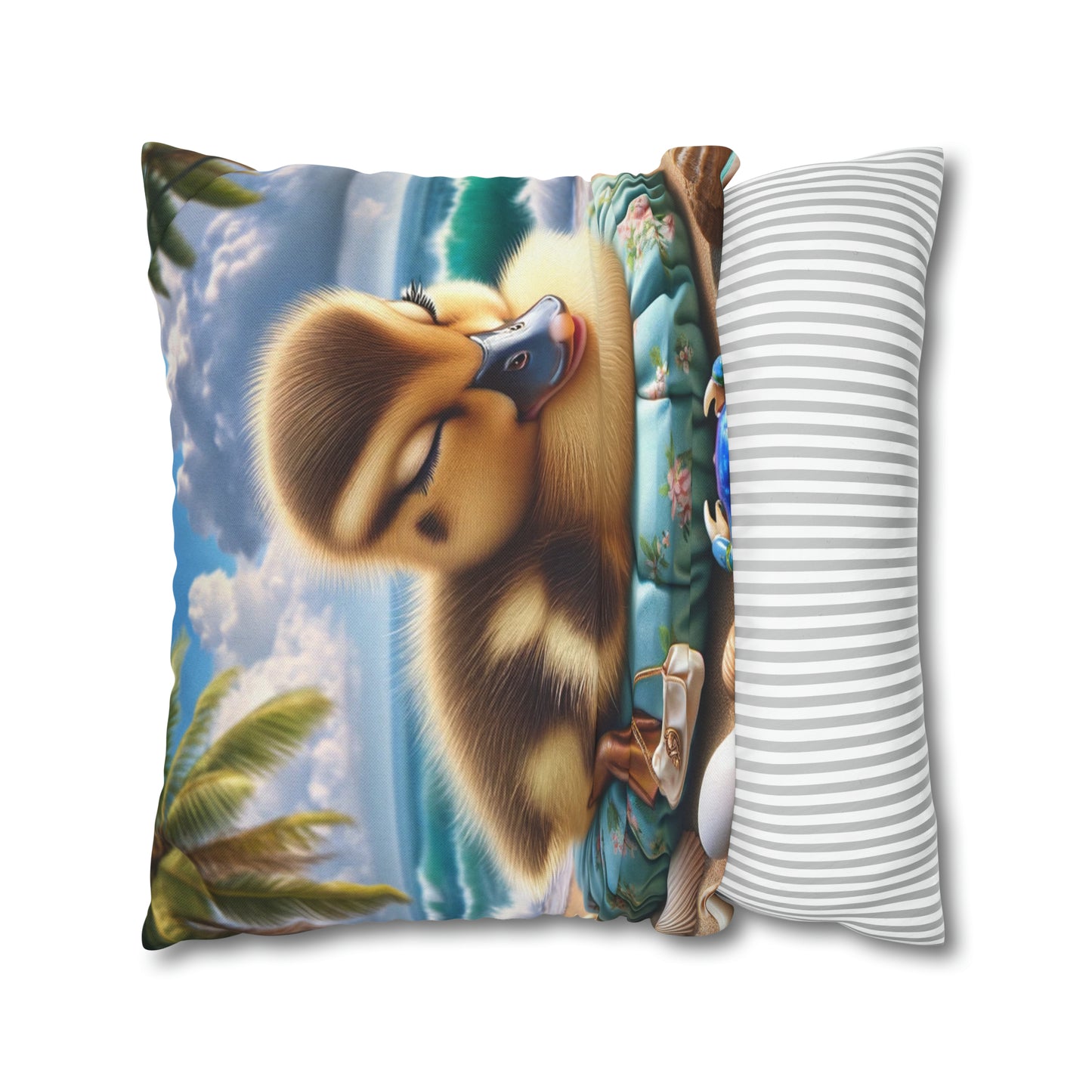 Duck Society® Square Pillow Case Spun Polyester