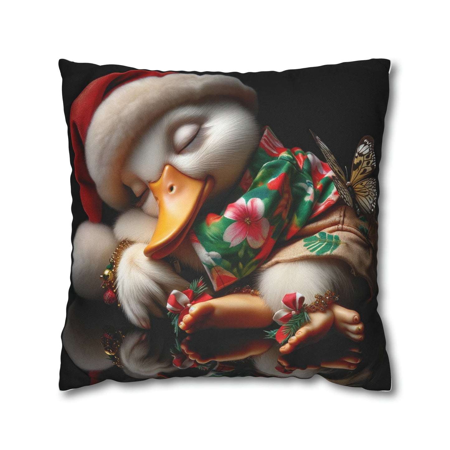 Duck Society® Spun Polyester Square Pillow Case