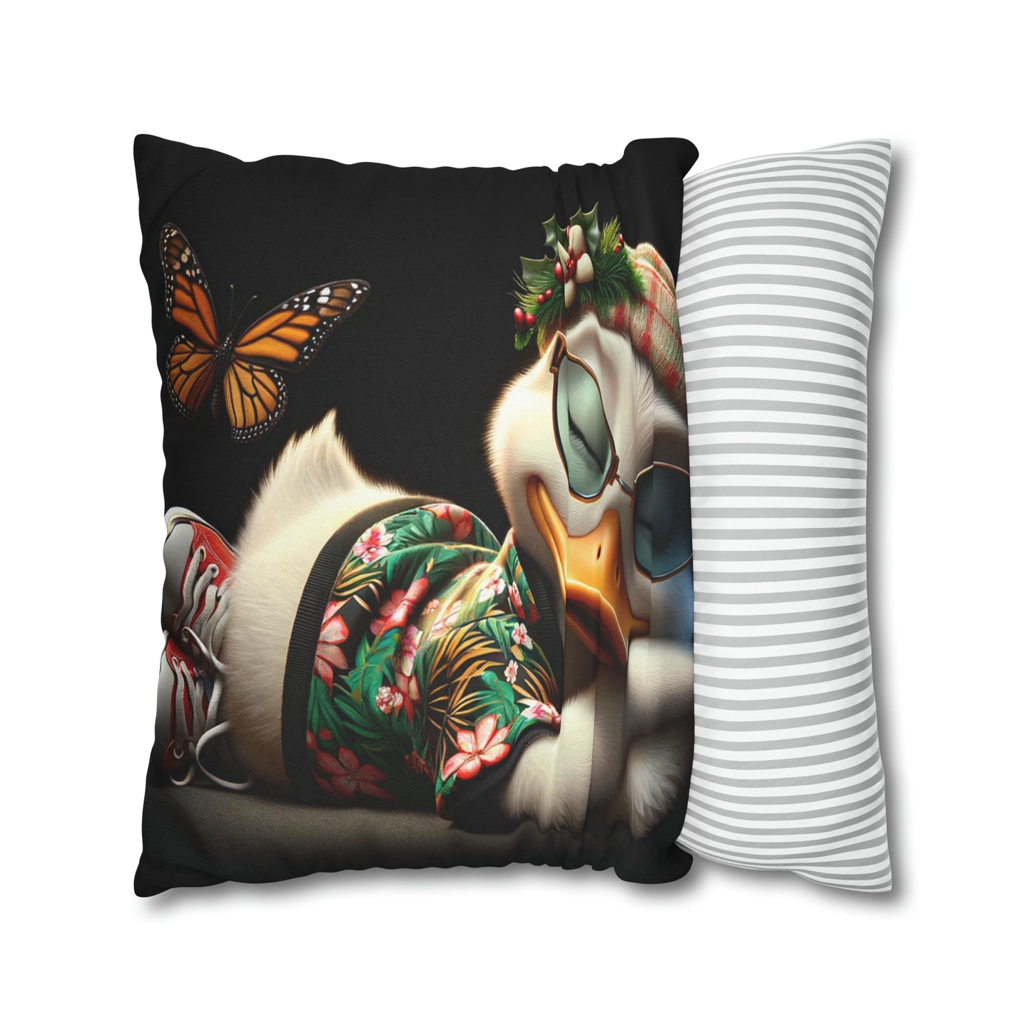 Spun Polyester Square Pillow Case by Duck Society®