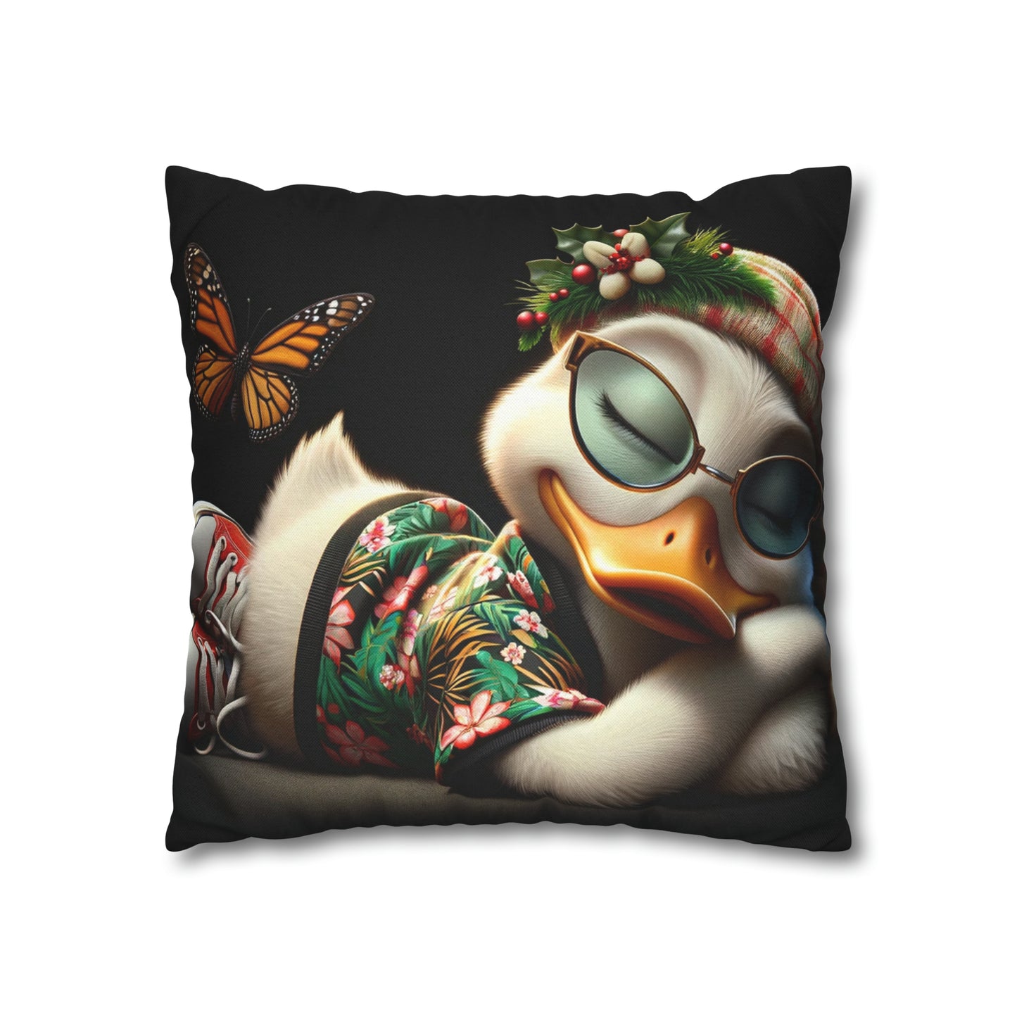 Spun Polyester Square Pillow Case by Duck Society®