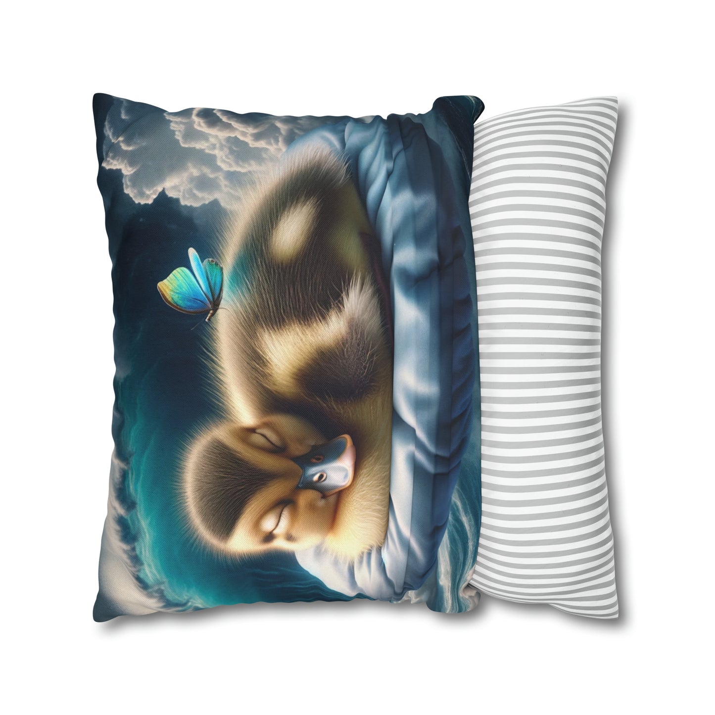 Duck Society® Square Pillow Case Spun Polyester