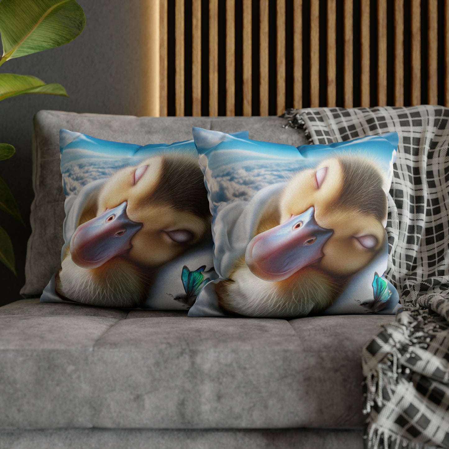 Polyester Square Pillow Case by Duck Society®