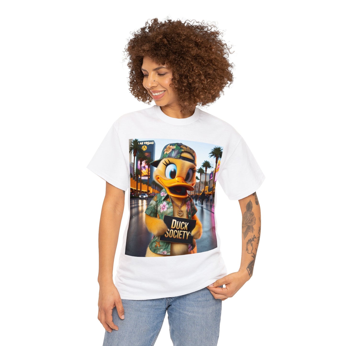 Duck Society® Unisex Heavy Cotton Tee