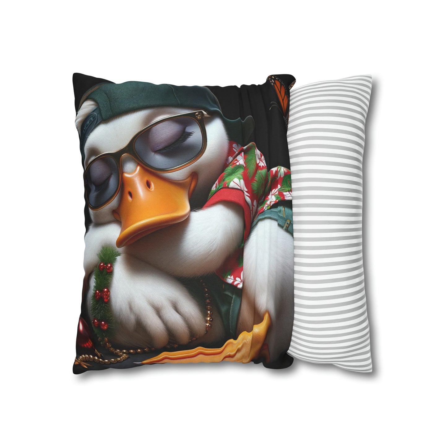 Spun Polyester Square Pillow Case by Duck Society®