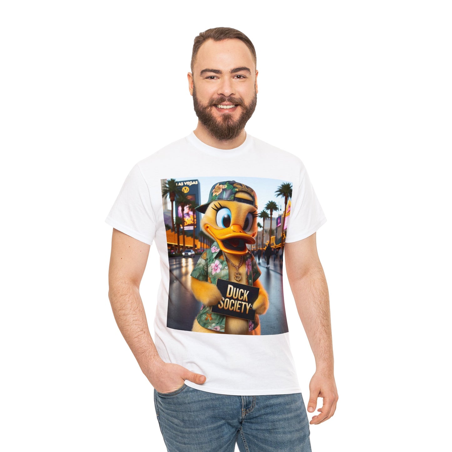 Duck Society® Unisex Heavy Cotton Tee