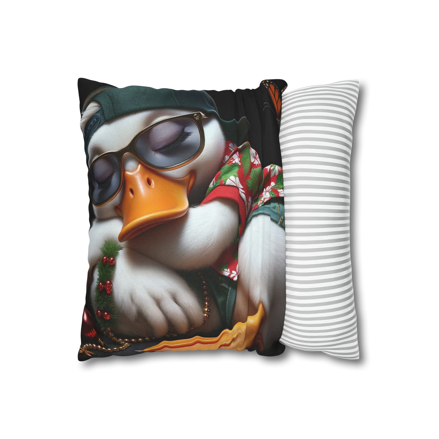 Spun Polyester Square Pillow Case by Duck Society®