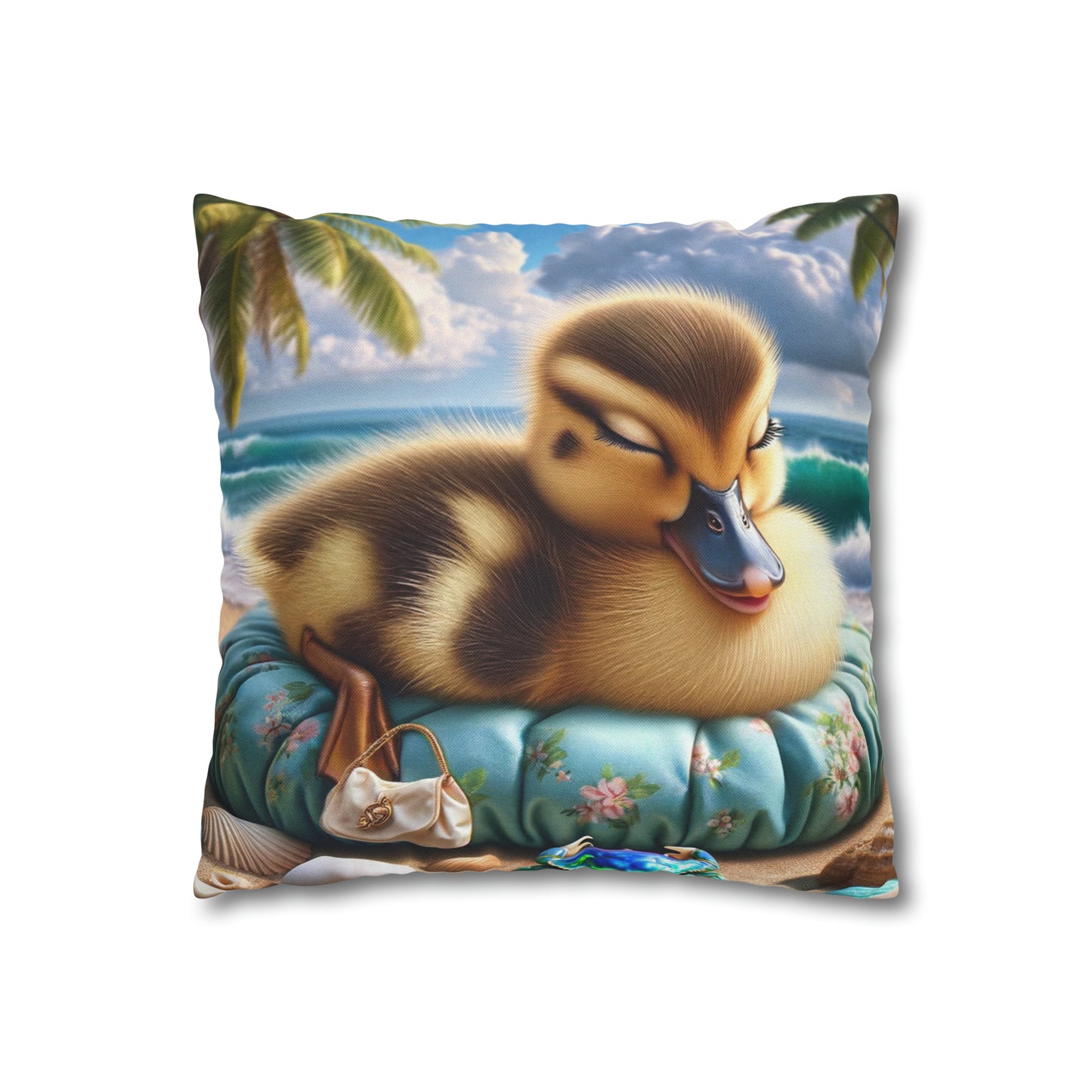 Duck Society® Square Pillow Case Spun Polyester