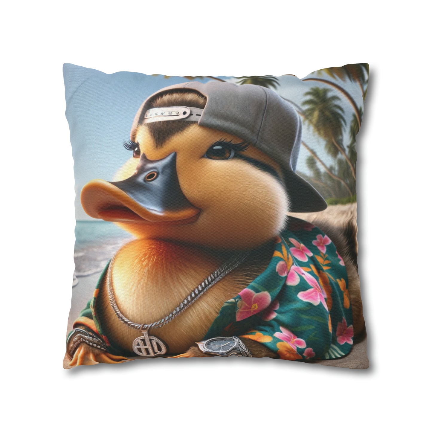 Duck Society® Square Pillow Case, Spun Polyester