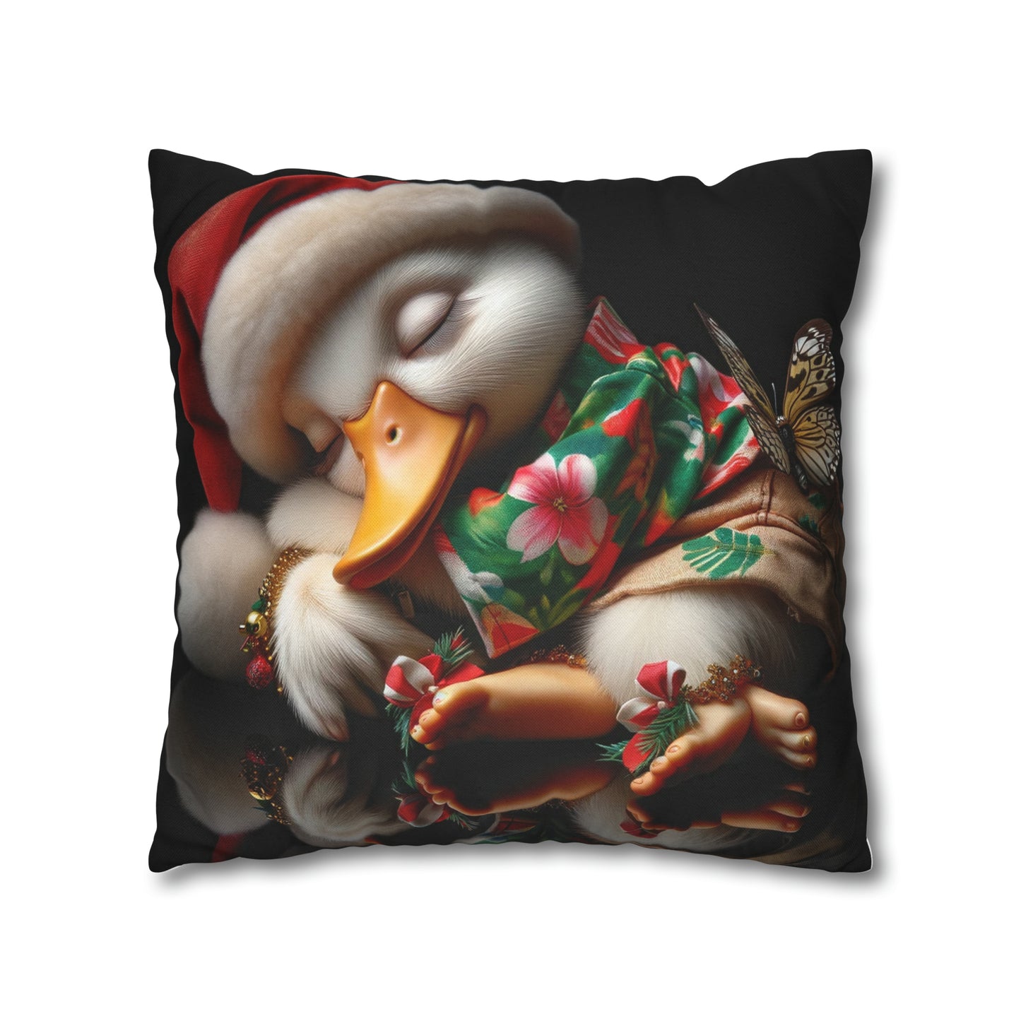 Duck Society® Spun Polyester Square Pillow Case