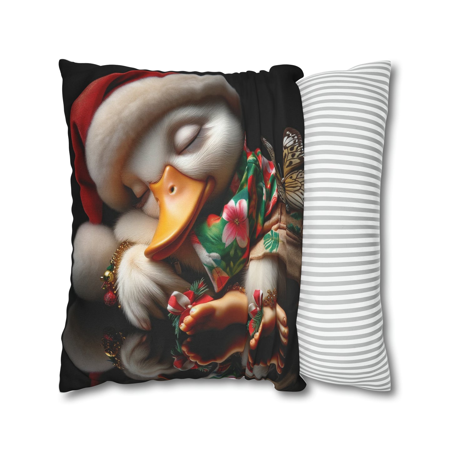 Duck Society® Spun Polyester Square Pillow Case