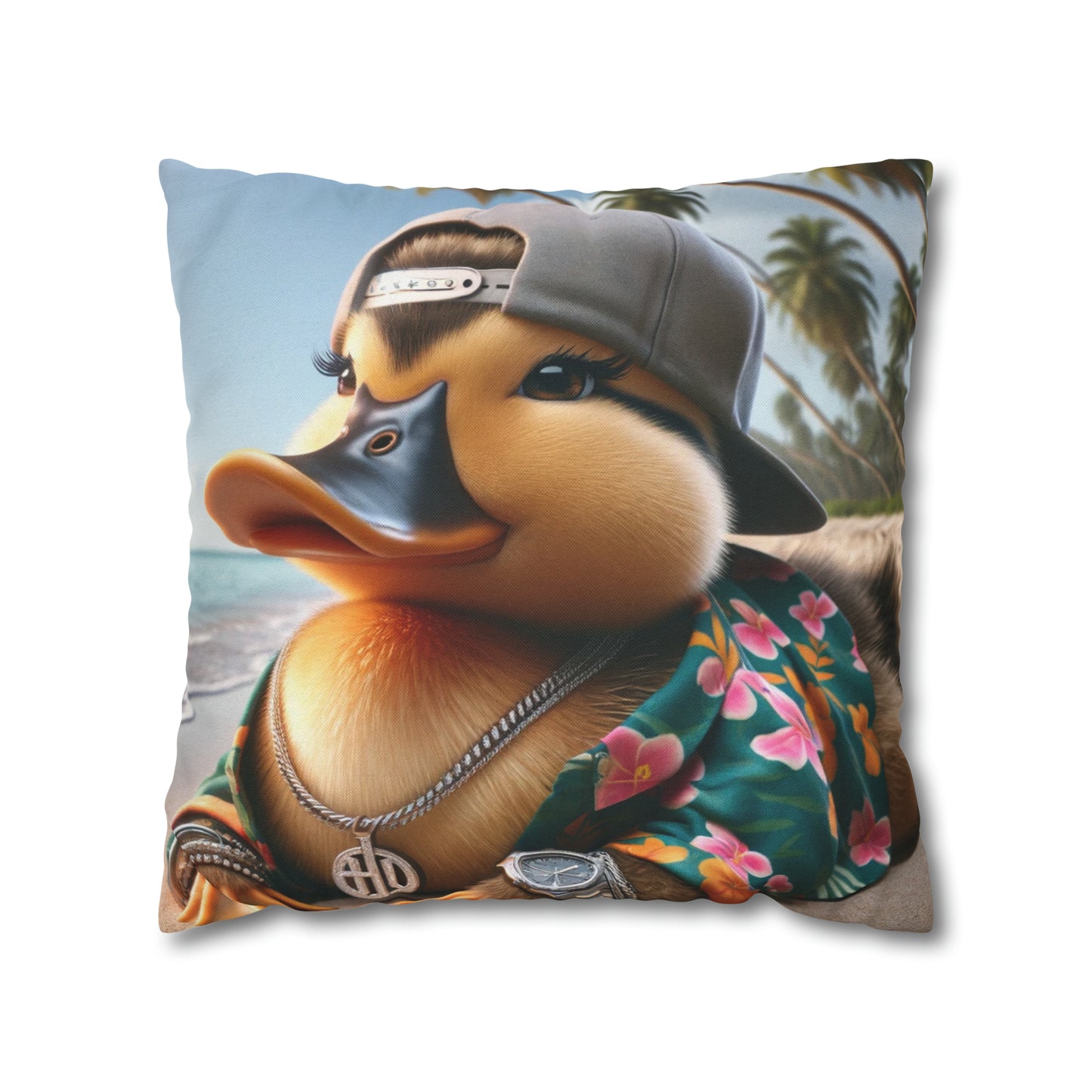 Duck Society® Square Pillow Case, Spun Polyester