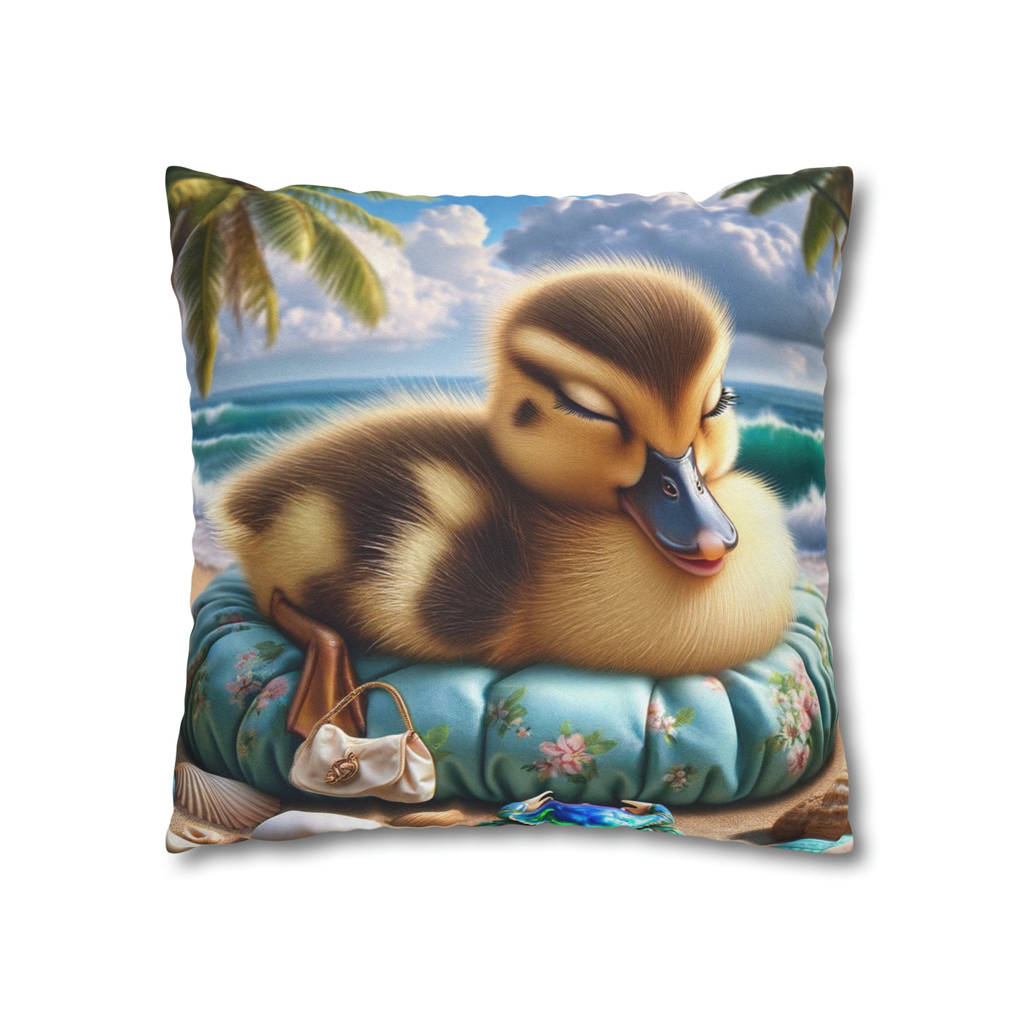 Duck Society® Square Pillow Case Spun Polyester