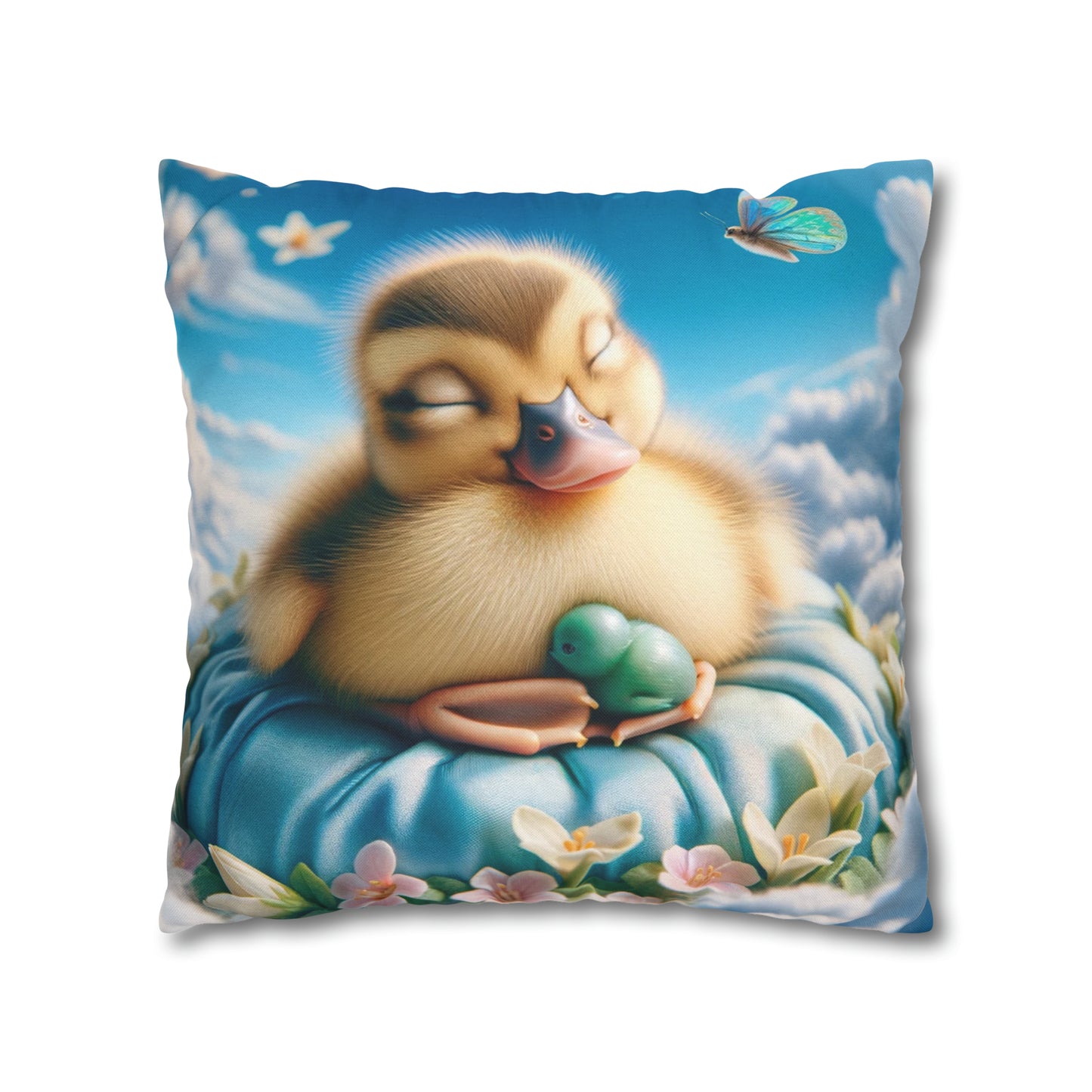 Spun Polyester Square Pillow Case by Duck Society®