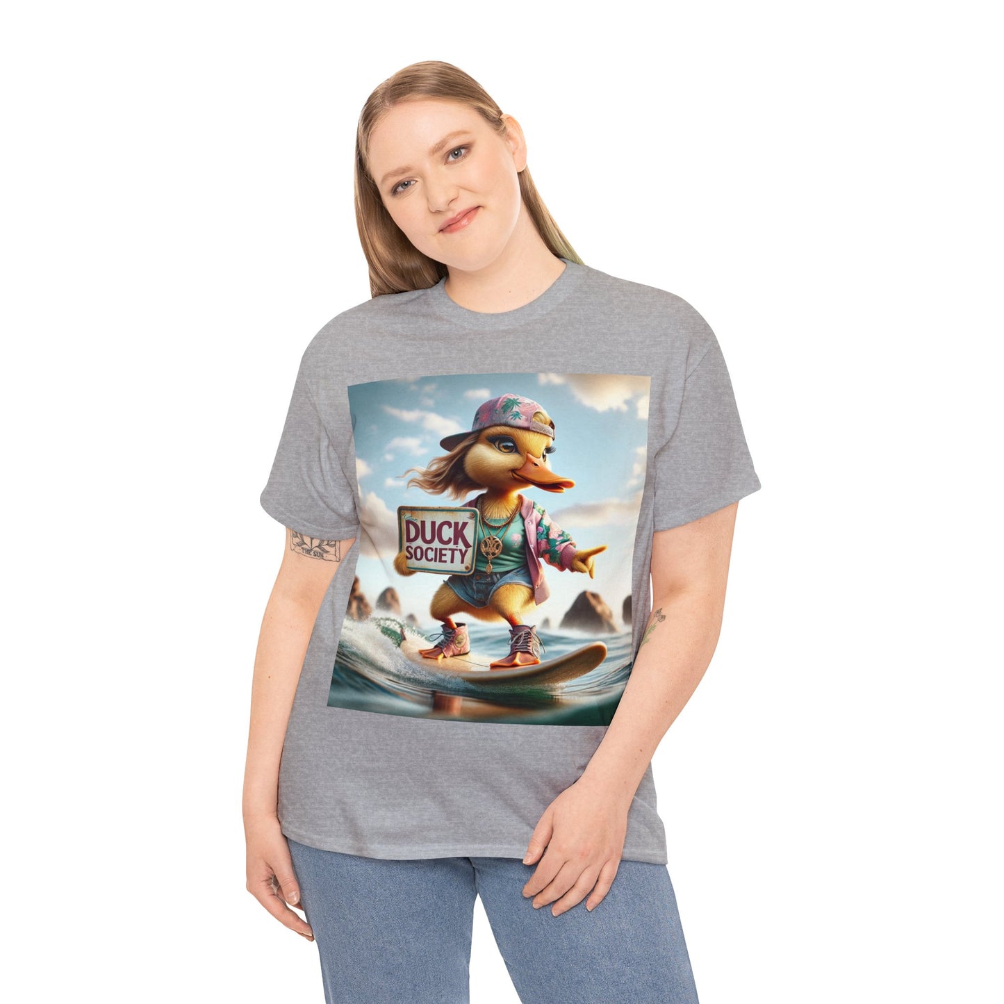 Duck Society® Unisex Heavy Cotton Tee