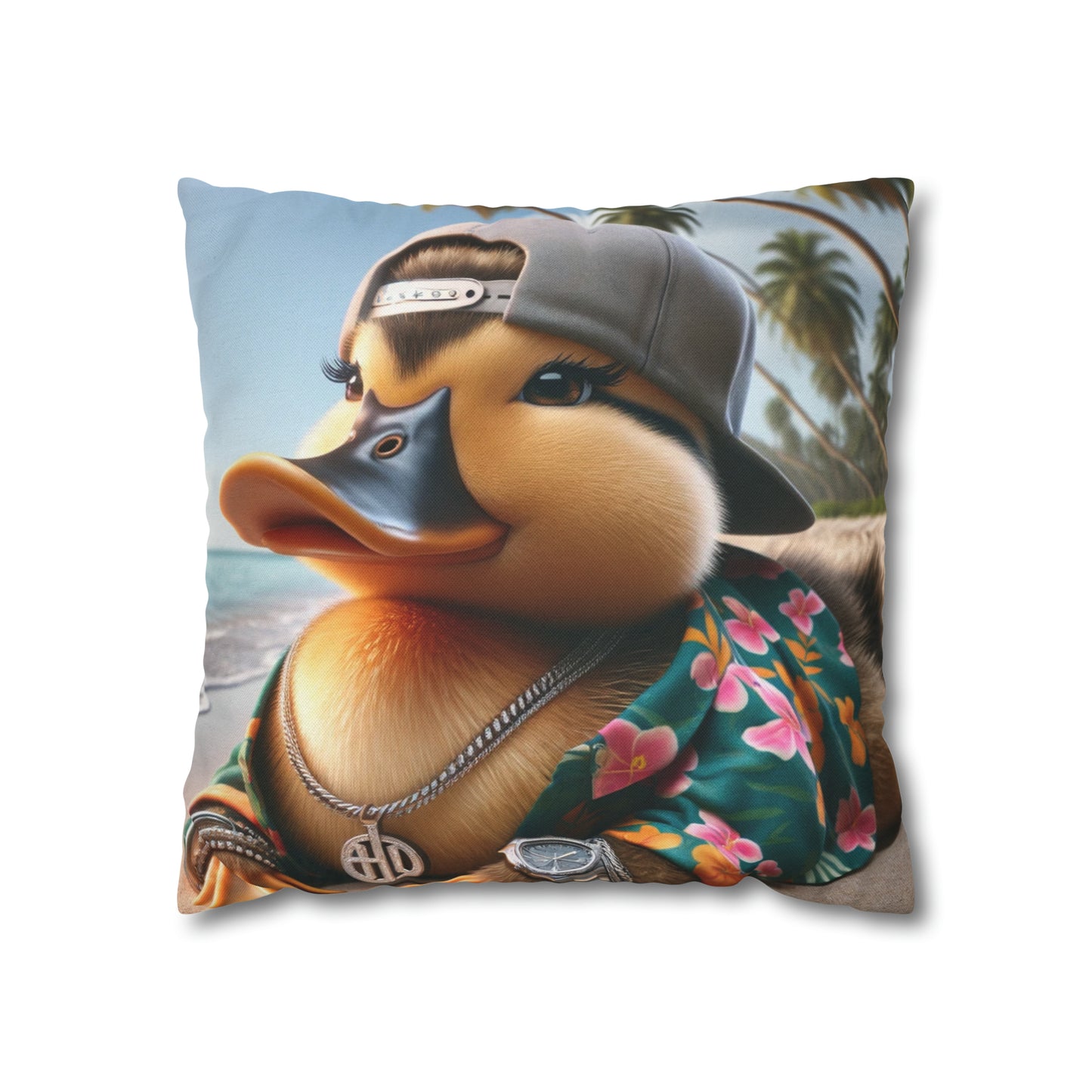 Duck Society® Square Pillow Case, Spun Polyester