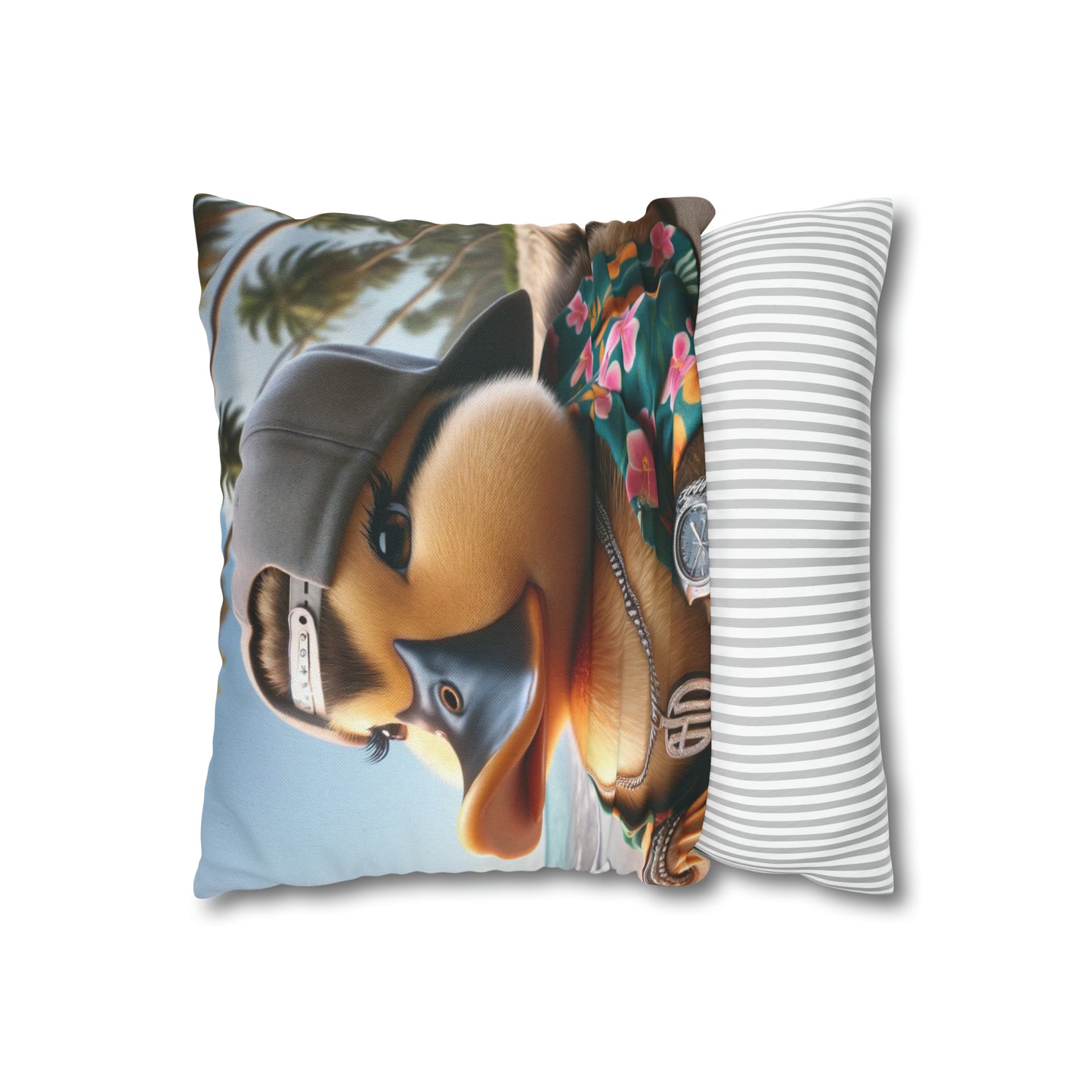 Duck Society® Square Pillow Case, Spun Polyester