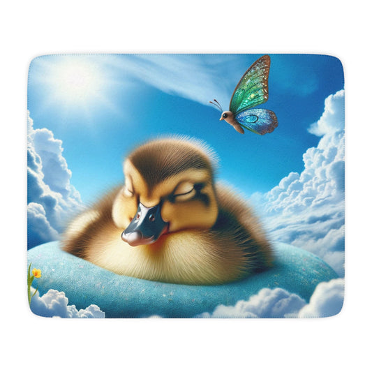 Duck Society® Tan Sherpa Blanket