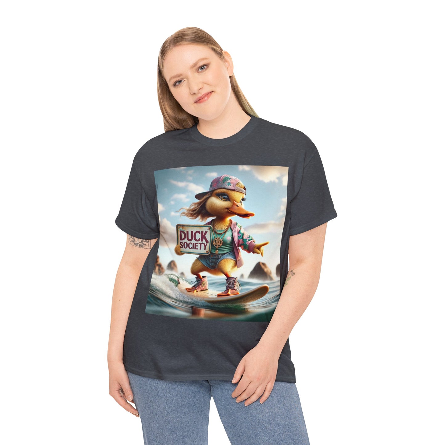 Duck Society® Unisex Heavy Cotton Tee