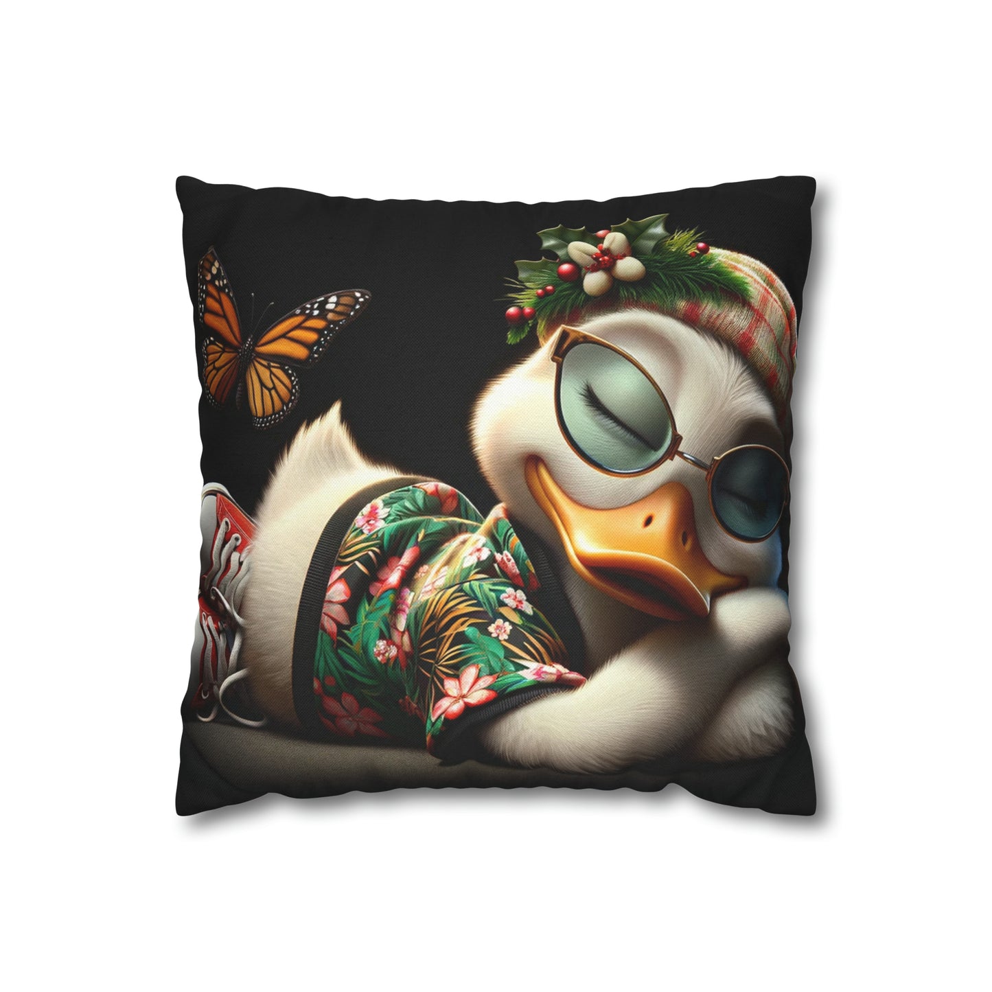 Spun Polyester Square Pillow Case by Duck Society®