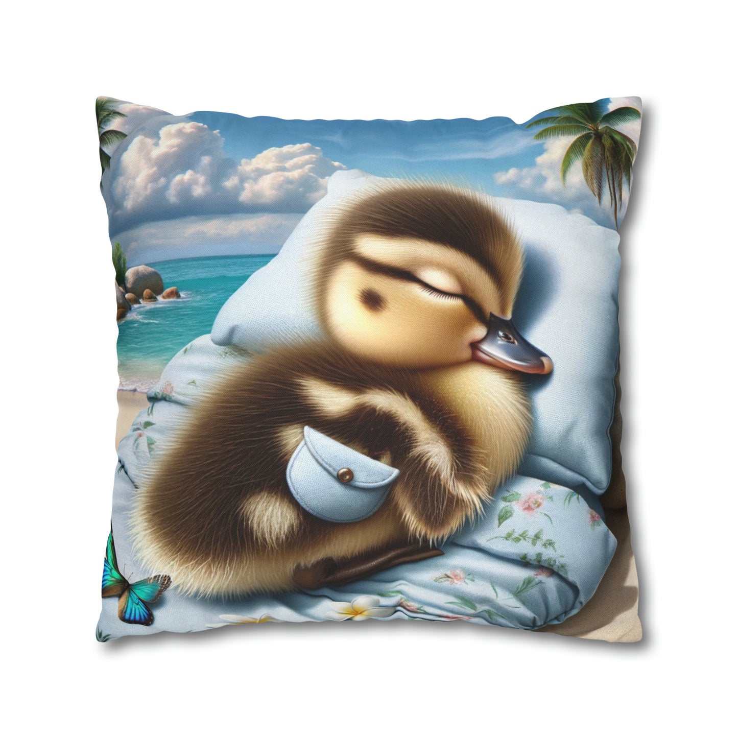 Polyester Square Pillow Case by Duck Society®