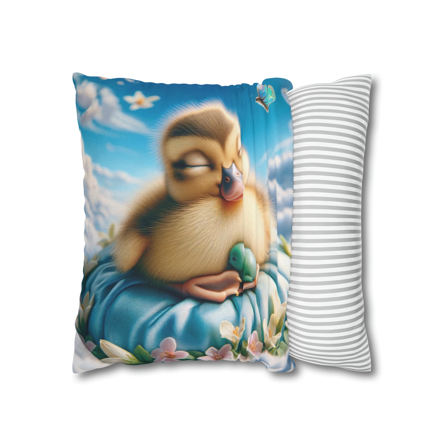 Spun Polyester Square Pillow Case by Duck Society®