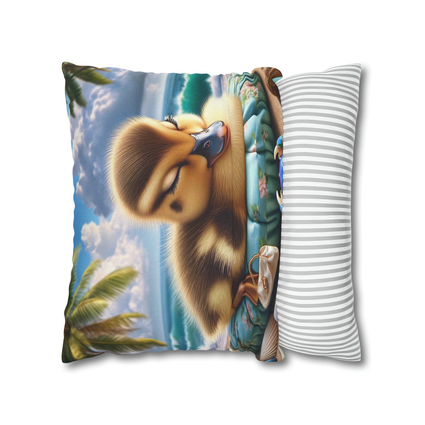 Duck Society® Square Pillow Case Spun Polyester