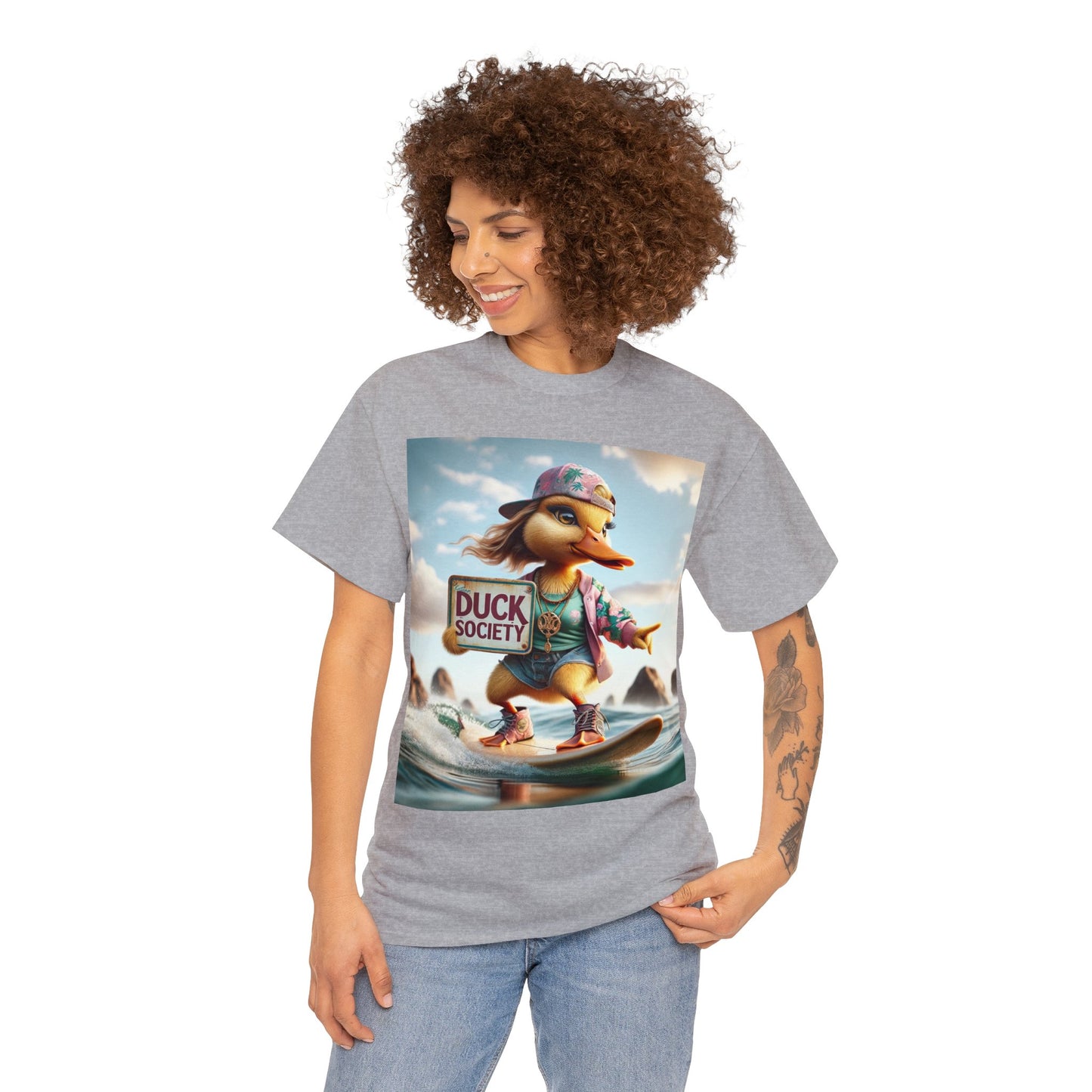 Duck Society® Unisex Heavy Cotton Tee