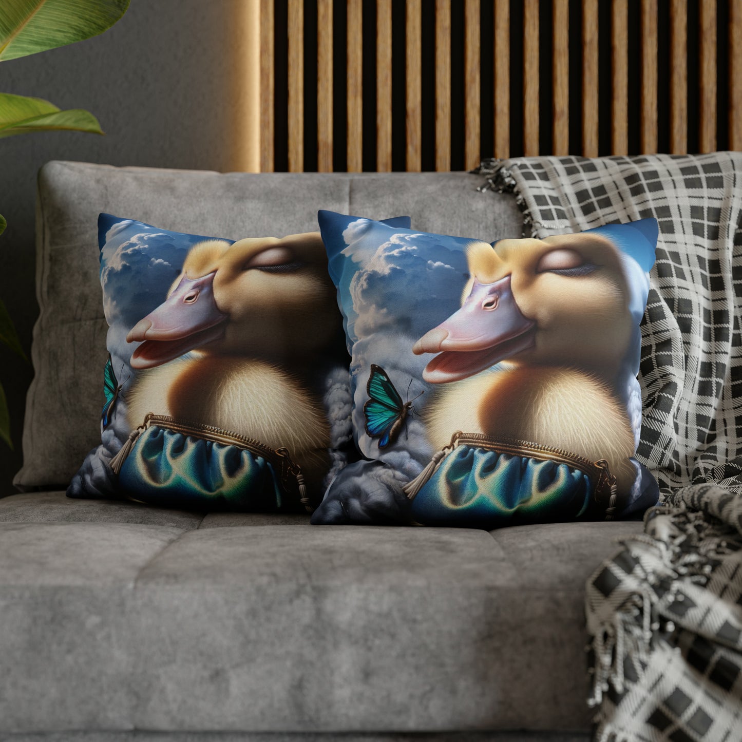 Polyester Square Pillow Case by Duck Society®