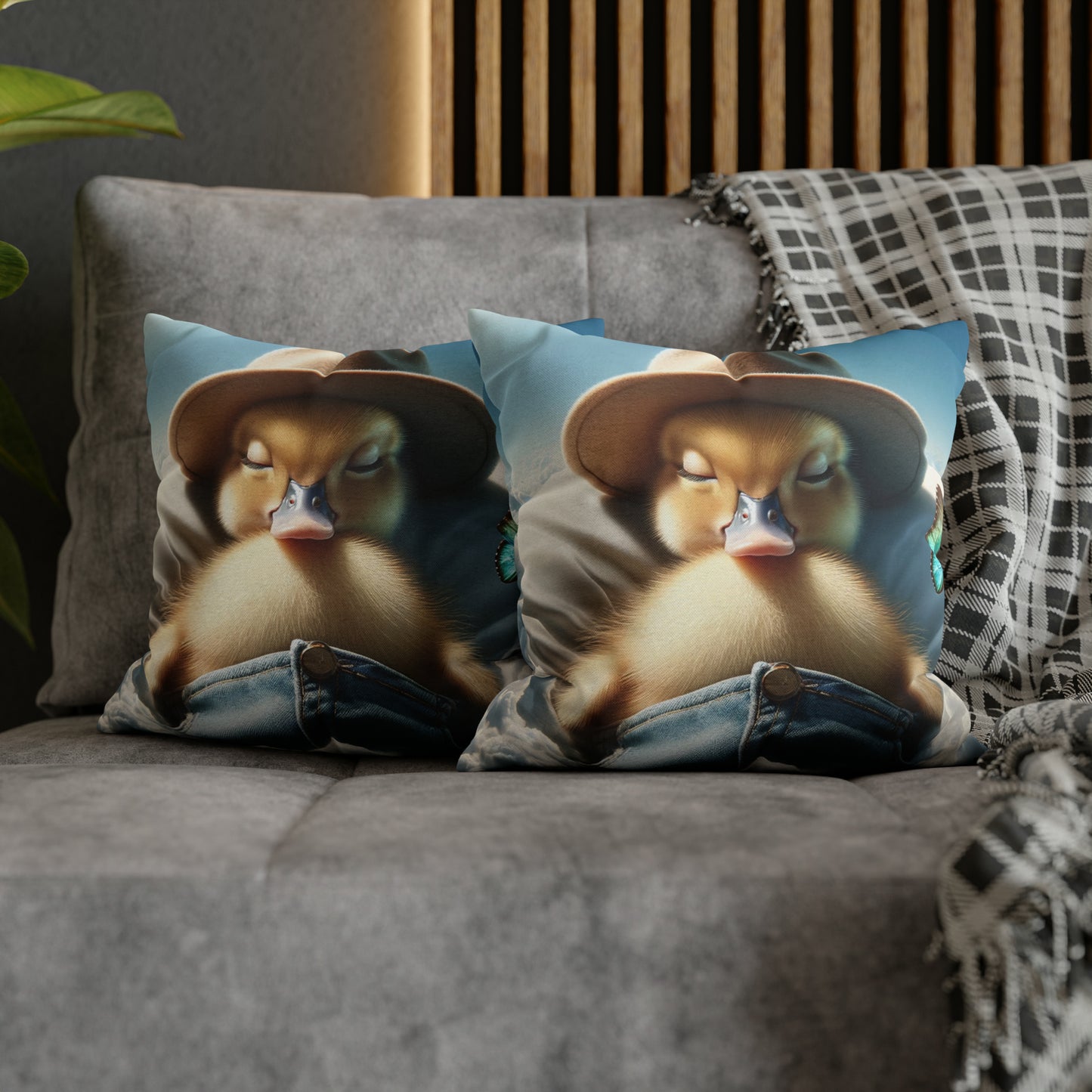 Polyester Square Pillow Case by Duck Society®