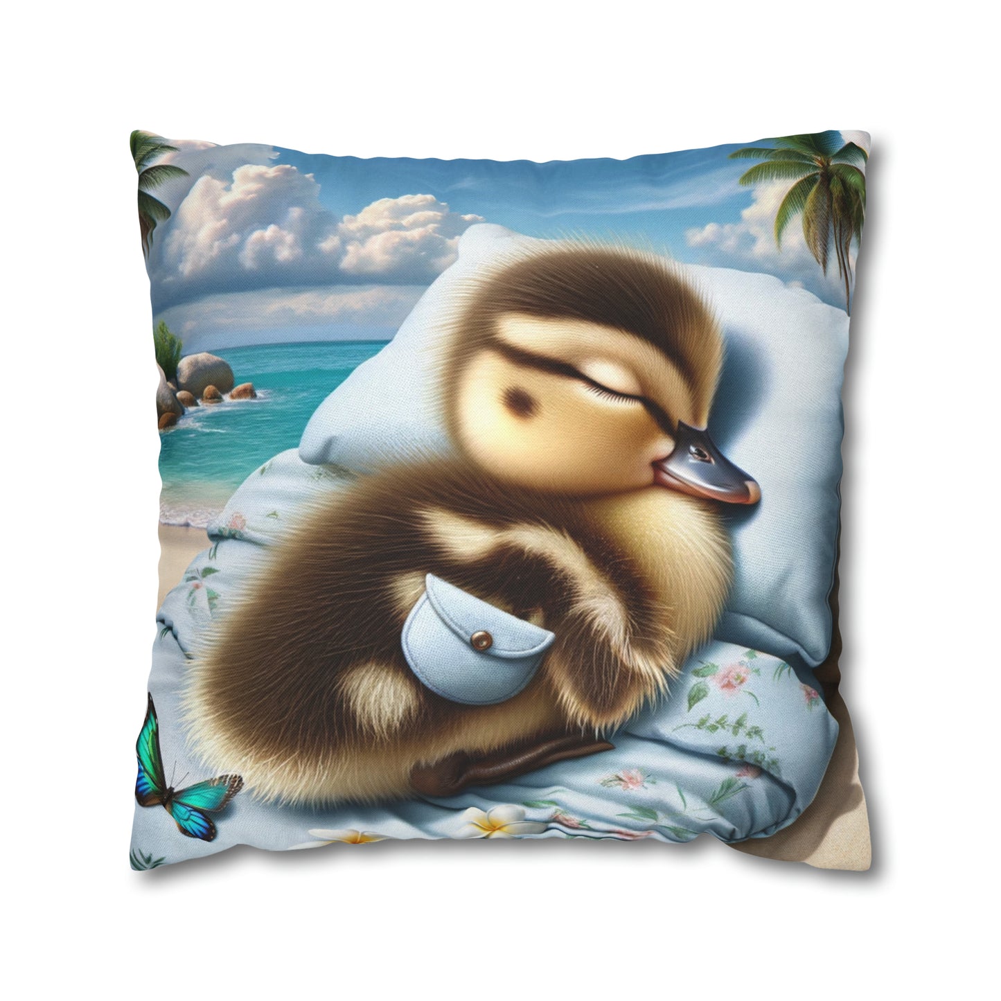 Polyester Square Pillow Case by Duck Society®