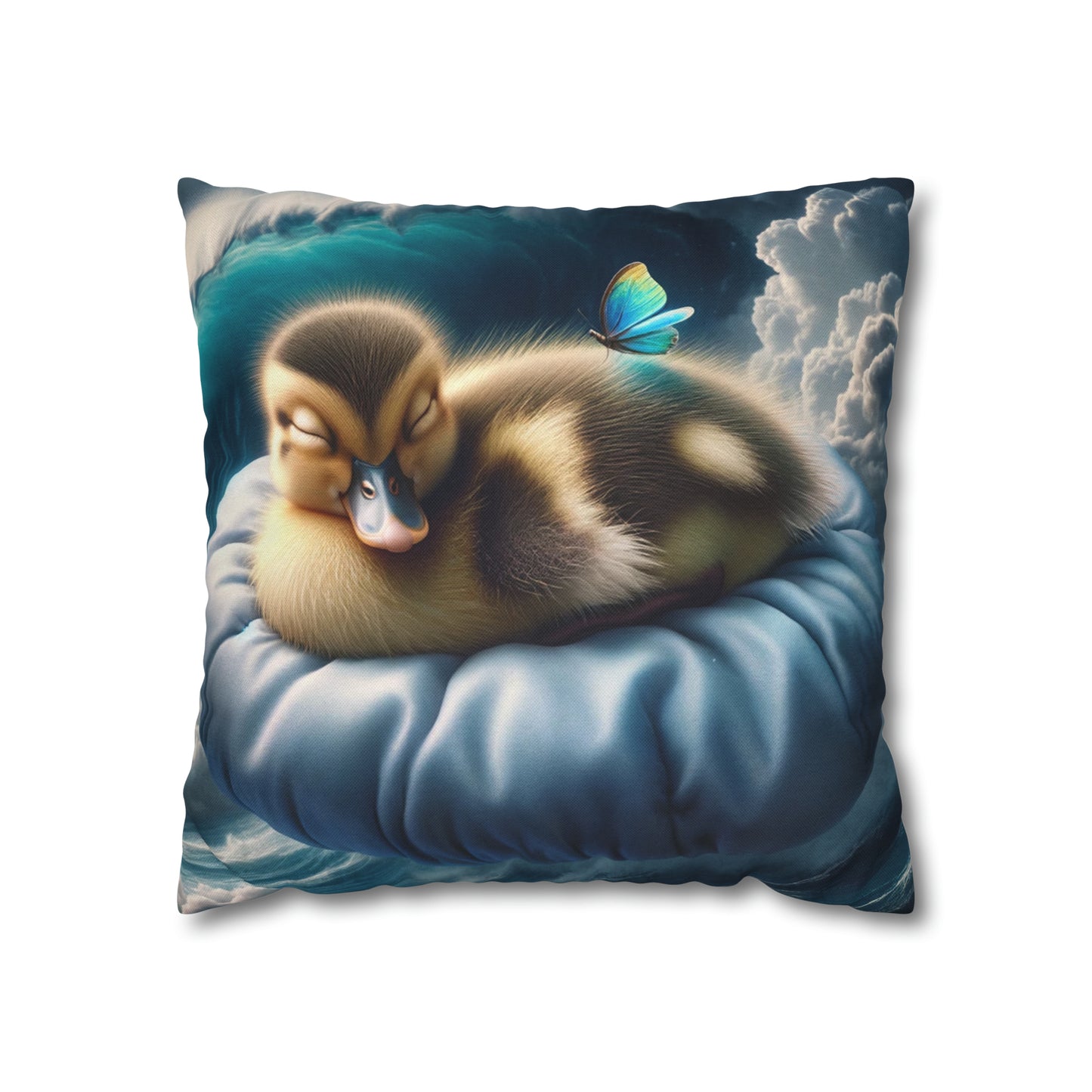 Duck Society® Square Pillow Case Spun Polyester