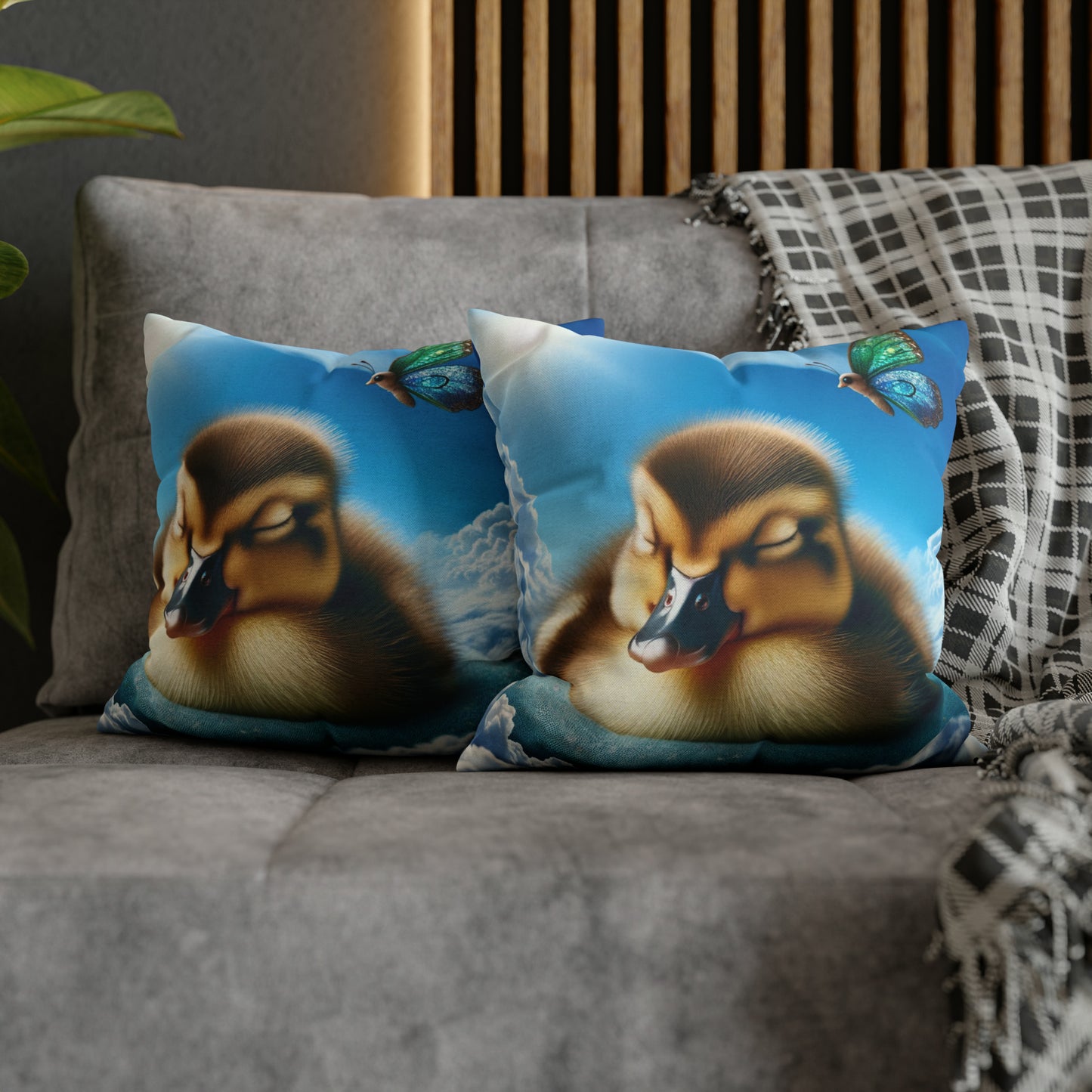 Polyester Square Pillow Case by Duck Society®