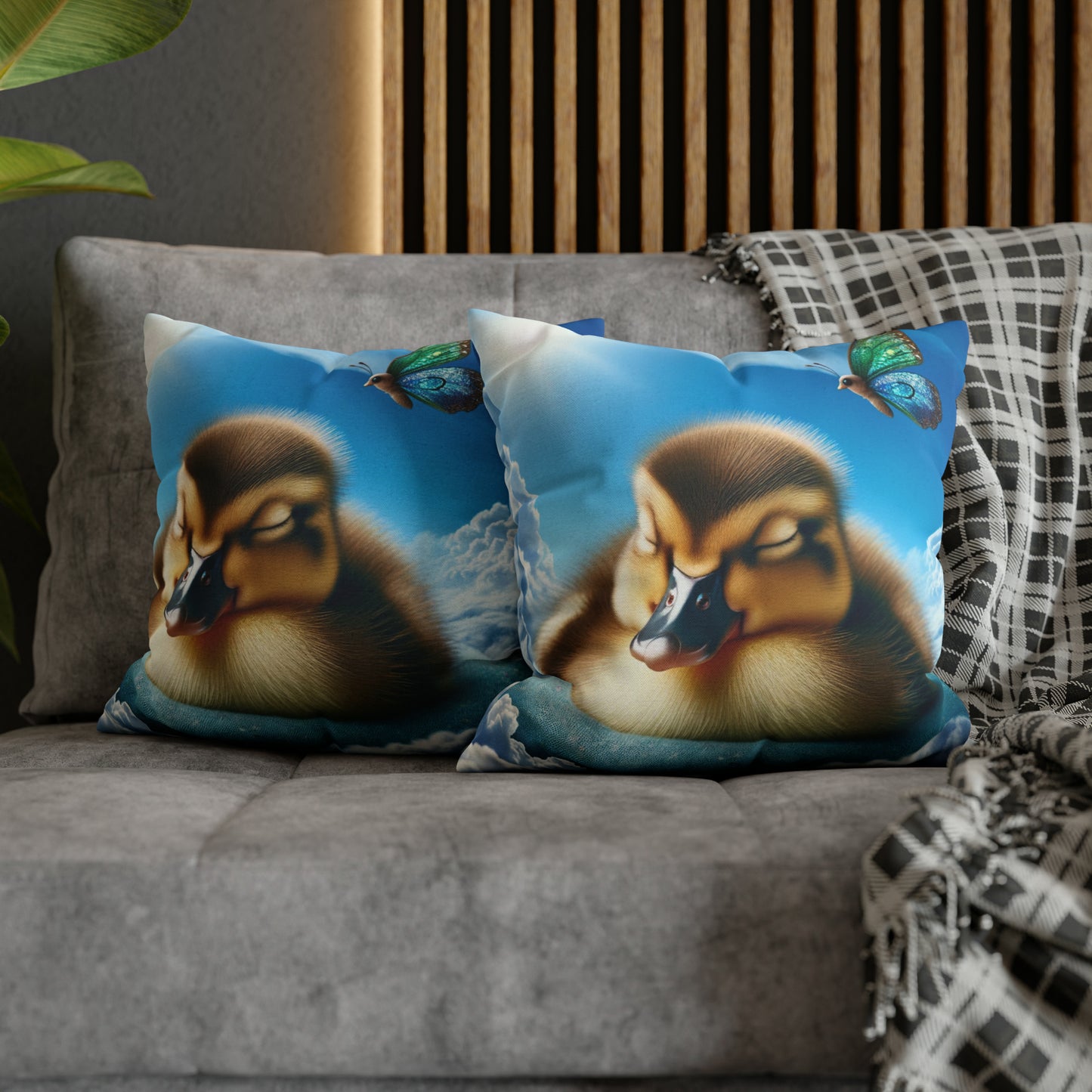 Polyester Square Pillow Case by Duck Society®