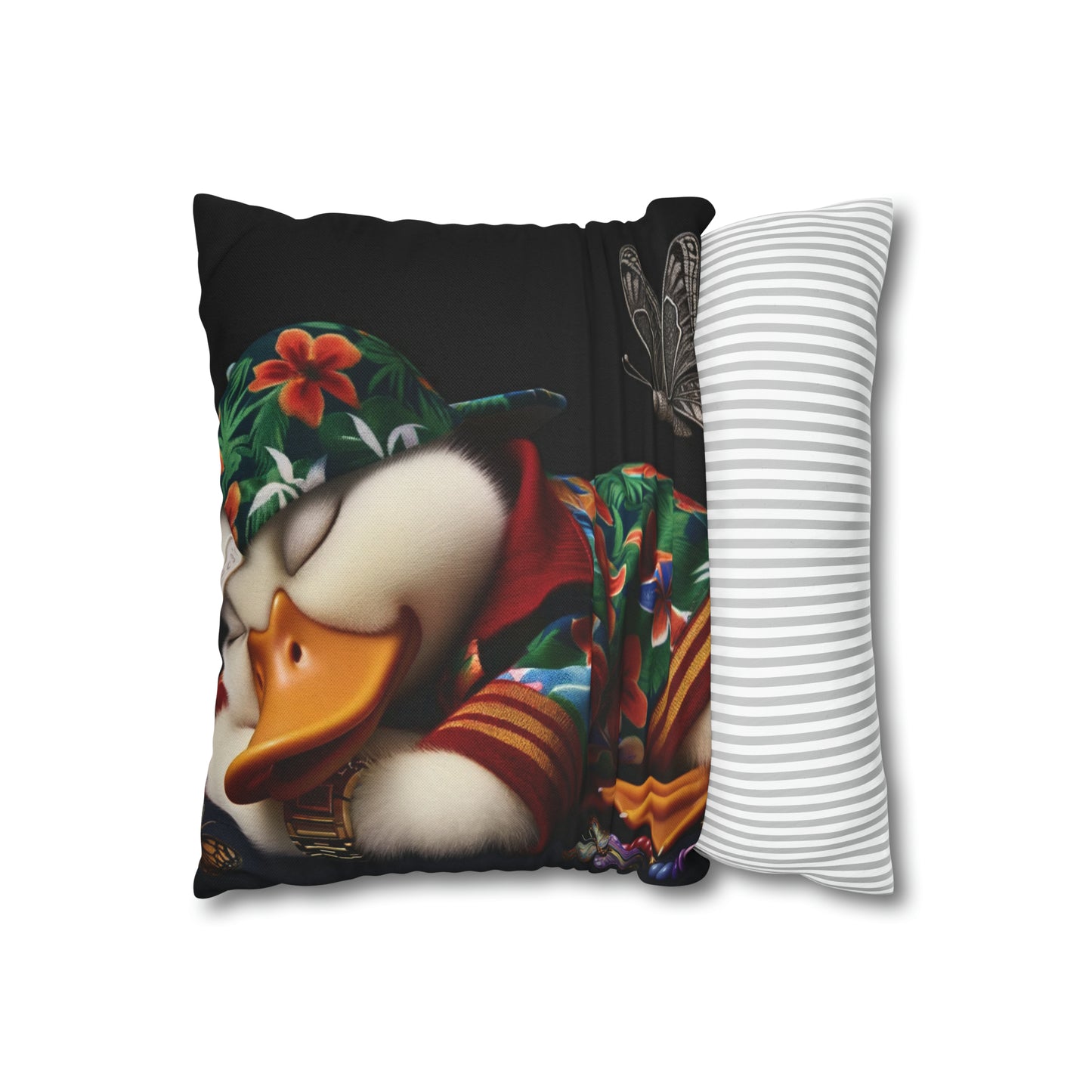 Spun Polyester Square Pillow Case by Duck Society®