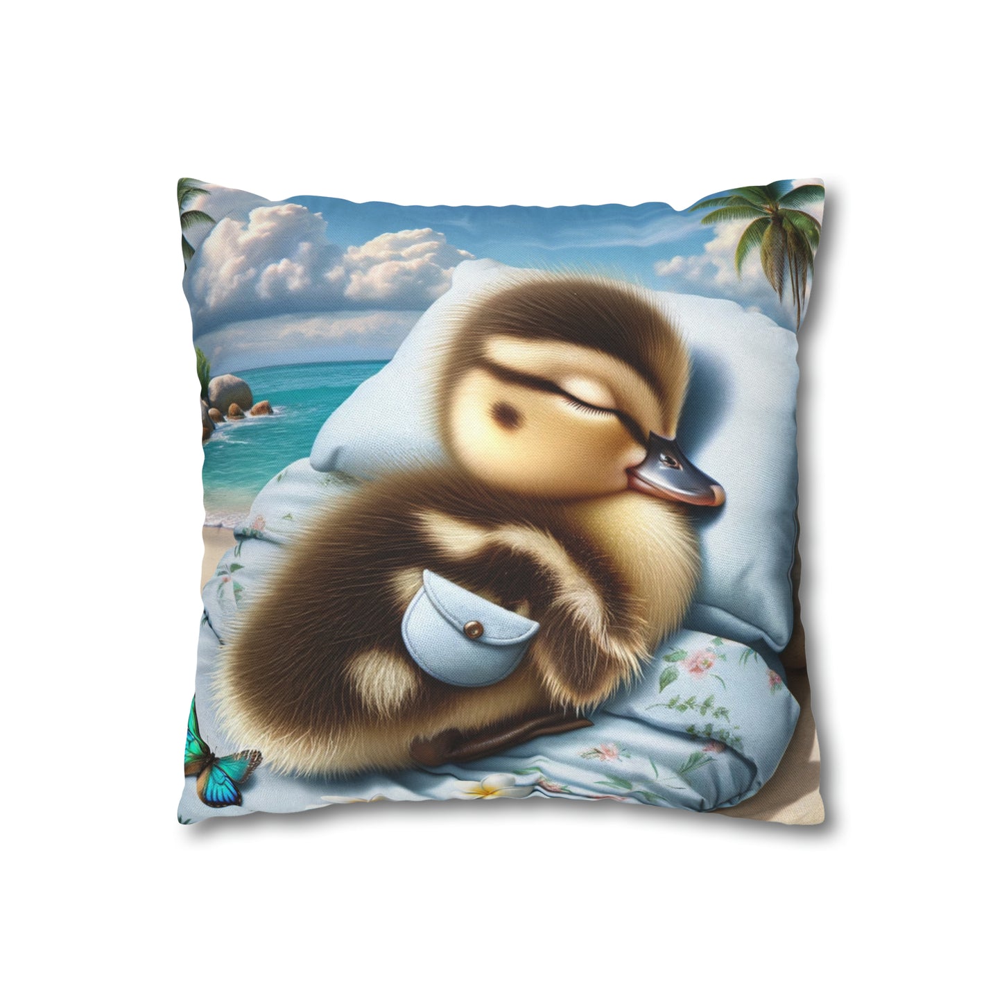 Polyester Square Pillow Case by Duck Society®