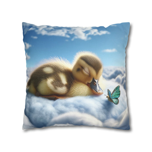 Polyester Square Pillow Case by Duck Society®