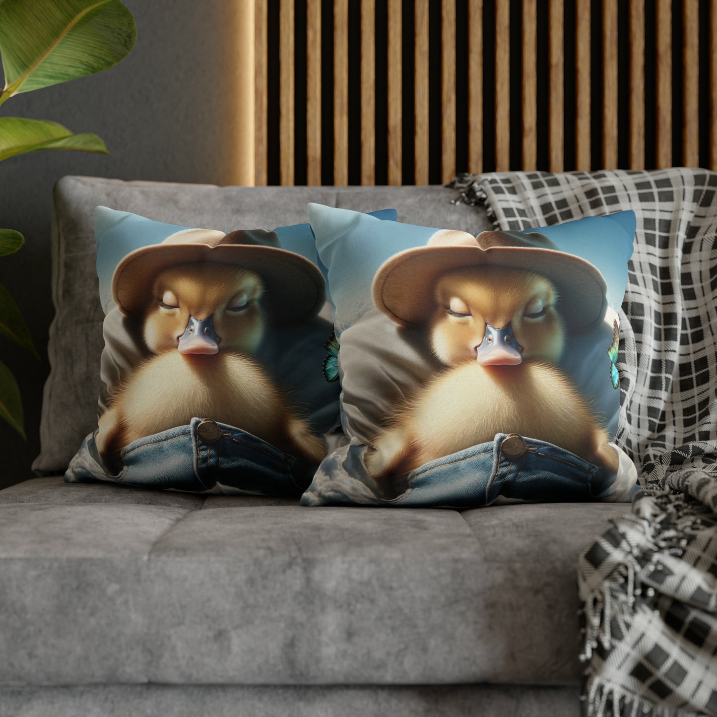 Polyester Square Pillow Case by Duck Society®