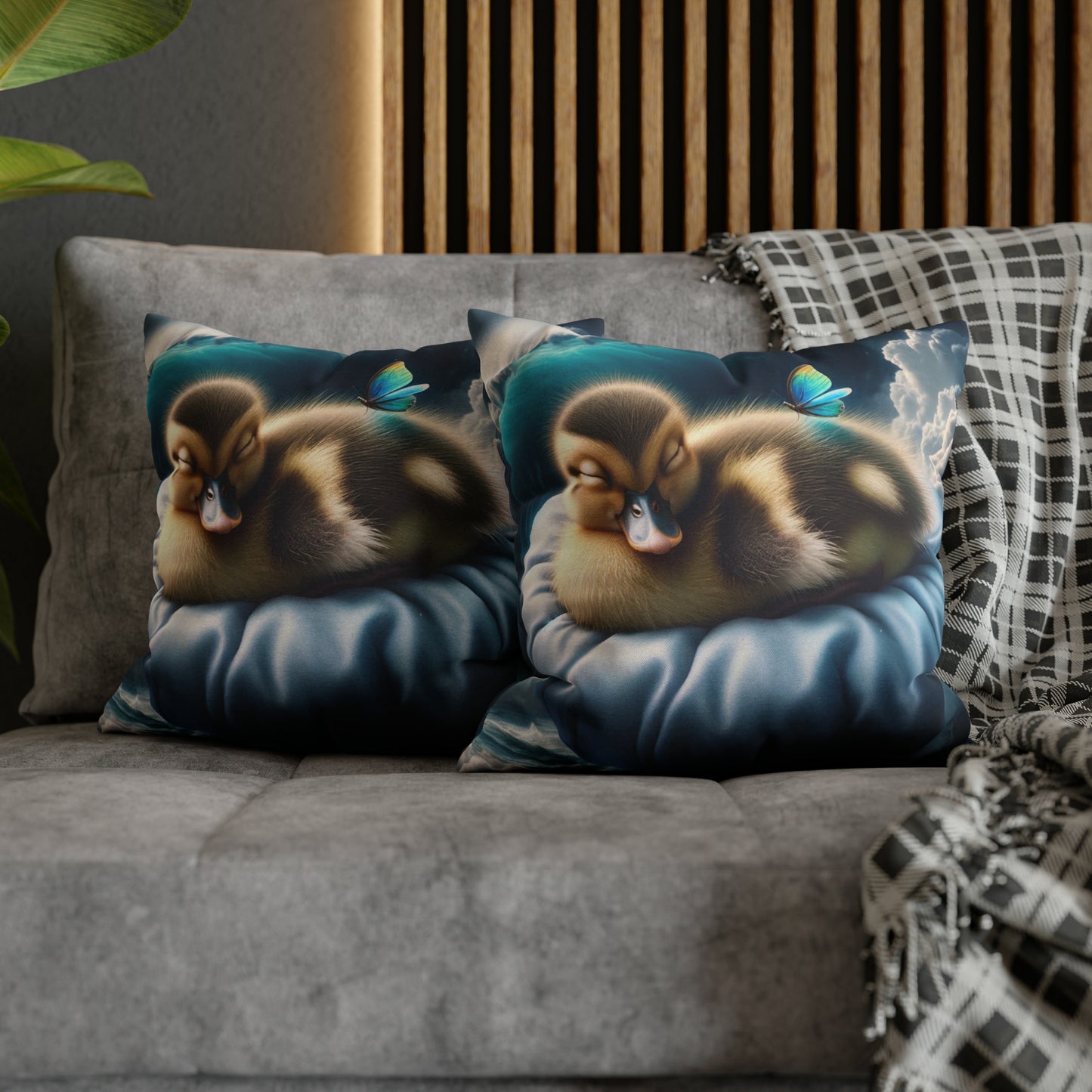 Duck Society® Square Pillow Case Spun Polyester