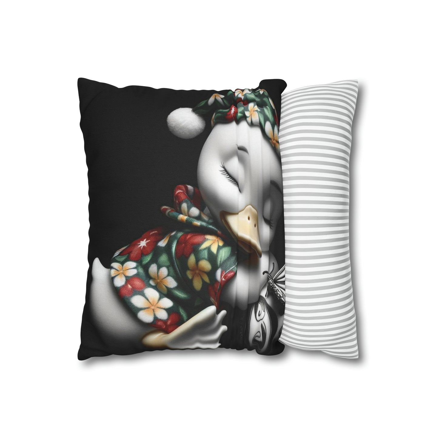 Spun Polyester Square Pillow Case by Duck Society®